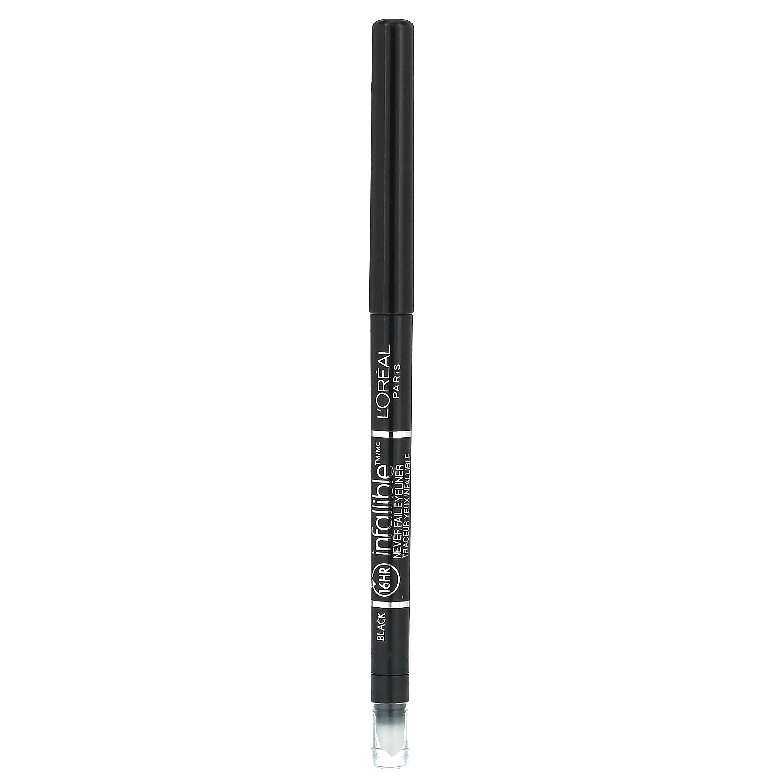 L'Oréal, Infallible, Never Fail ™, механическая подводка для глаз, оригинальный, черный 511, 240 мг (0,008 унции)