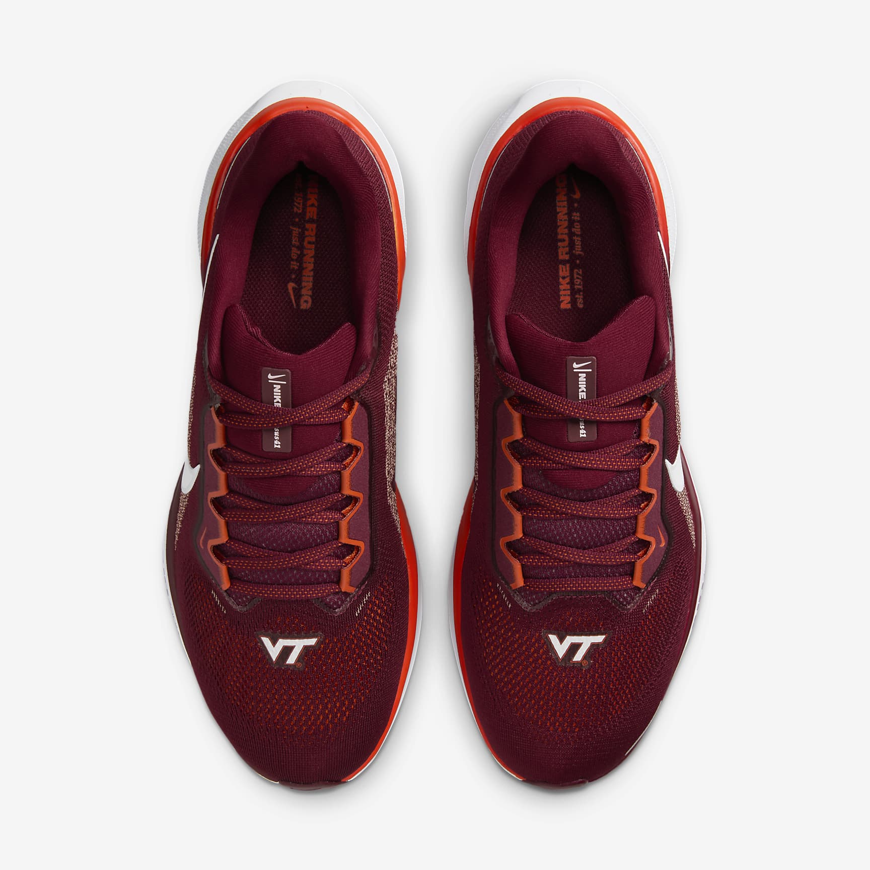 Virginia Tech Pegasus 41 Men's Nike College Road Running Shoes