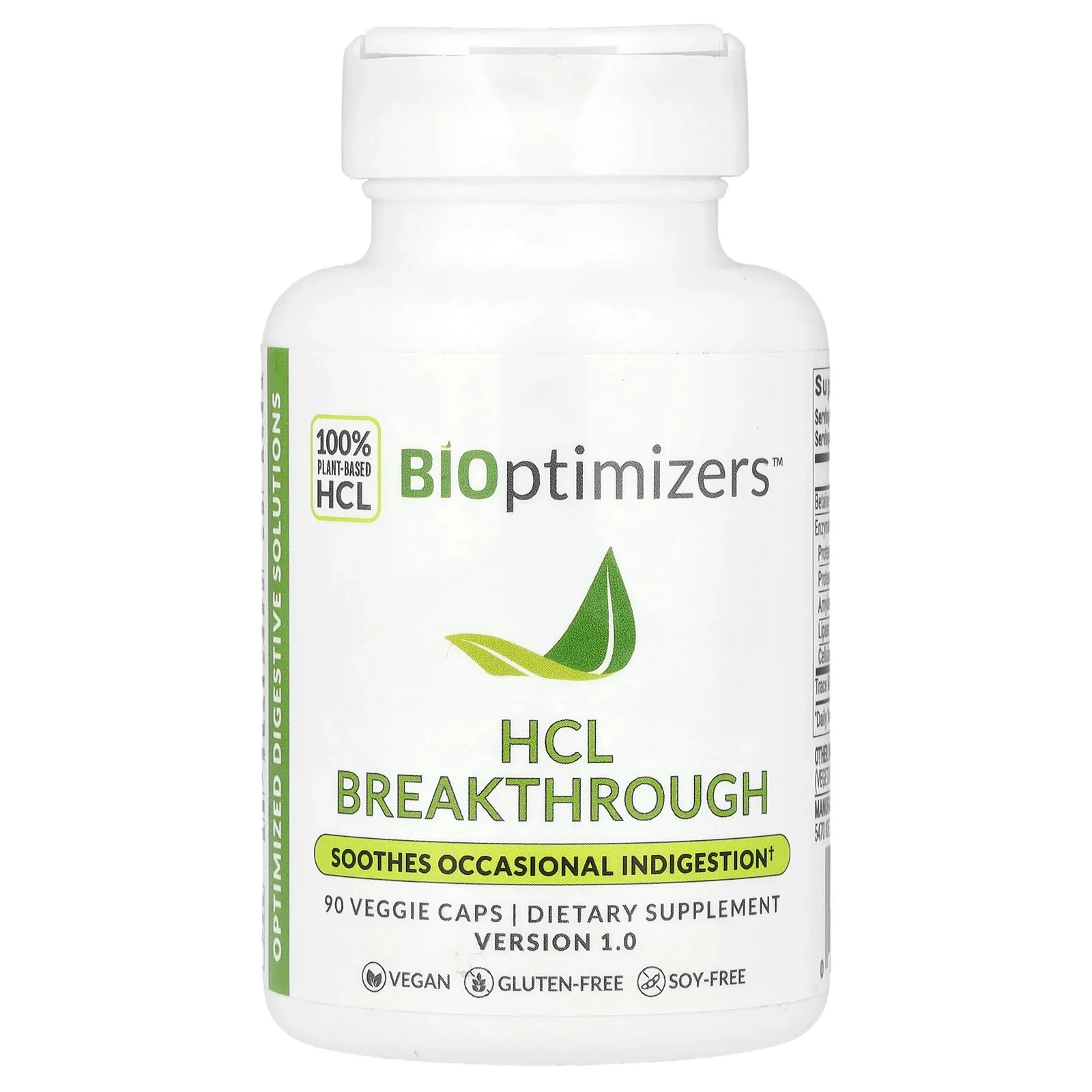 BIOptimizers, HCL Breakthrough`` 90 вегетарианских капсул