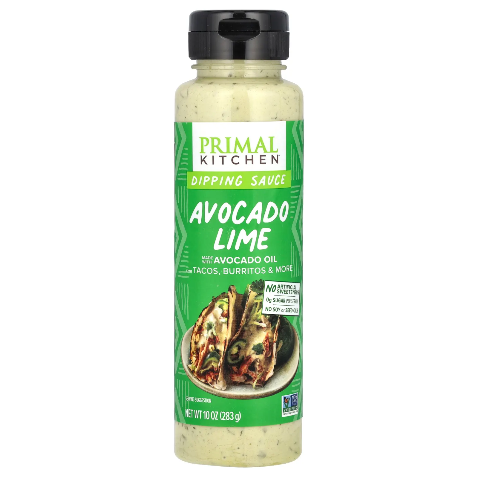 Primal Kitchen, Соус для макания, авокадо и лайм, с маслом авокадо, 283 г (10 унций)