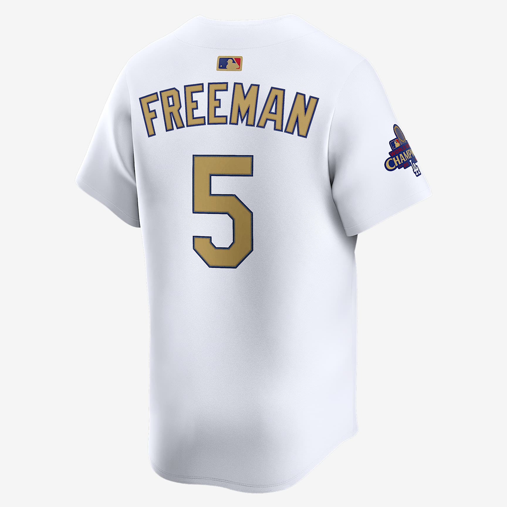Freddie Freeman Los Angeles Dodgers 2024 World Series Champions Gold Men's Nike Dri-FIT ADV MLB Limited Jersey