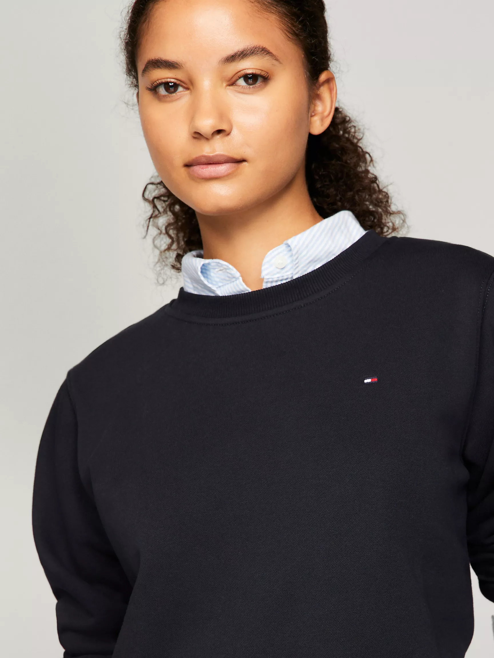 Женская толстовка Tommy Hilfiger, Классический свитшот с круглым вырезом