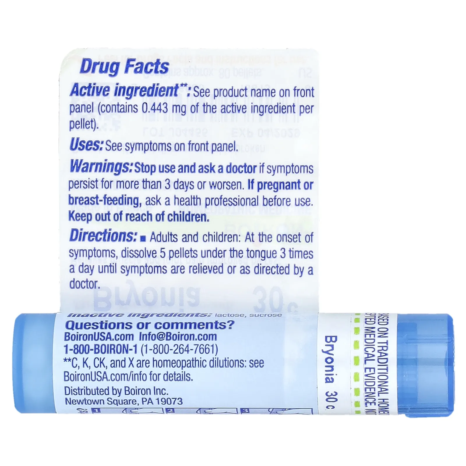 Boiron, Переступень, 30С, прибл. 80 гранул