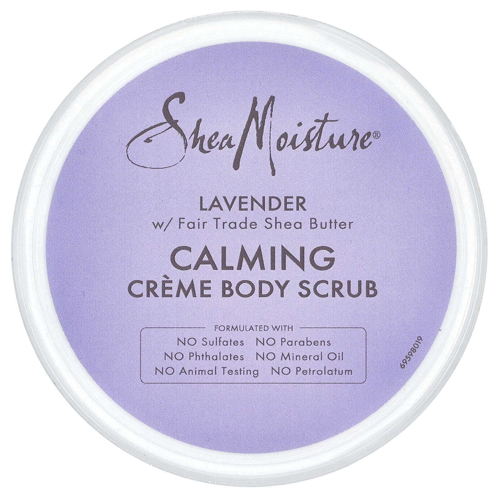 SheaMoisture, успокаивающий крем-скраб для тела, лаванда, 320 г (11,3 унции)