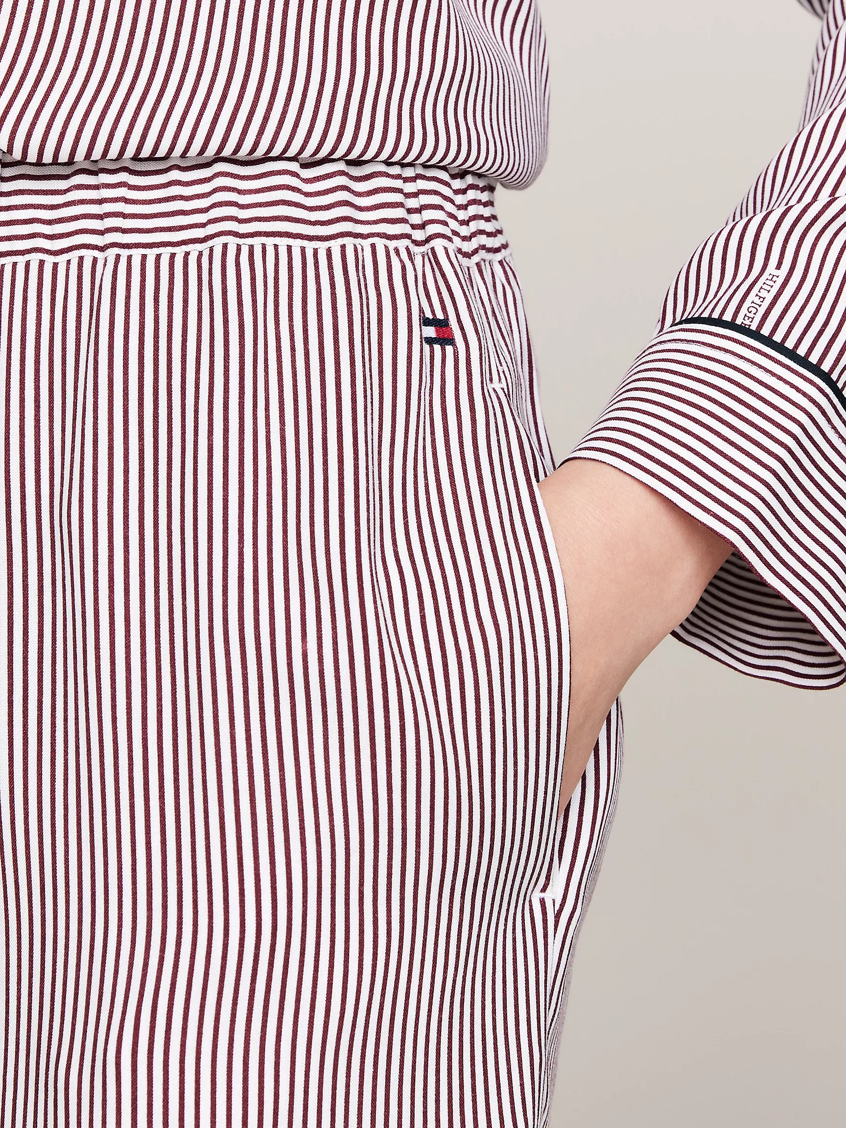 Женская одежда для сна Tommy Hilfiger, Полосатые вискозные пижамные штаны