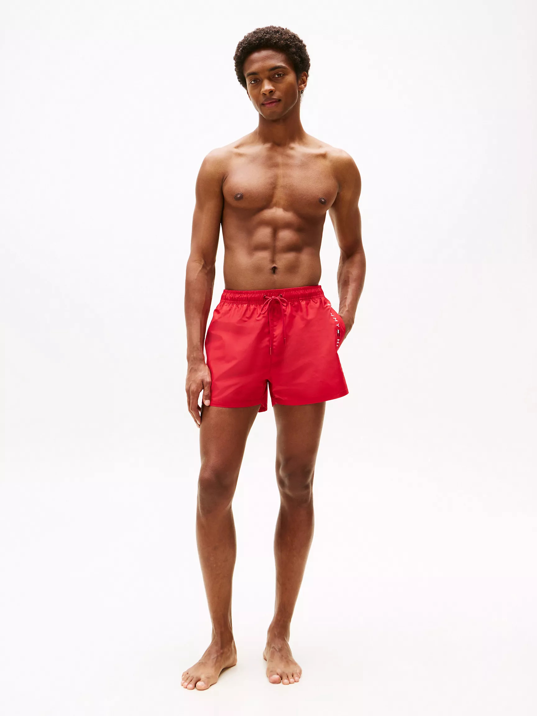 Мужские купальники Tommy Hilfiger, Плавательные шорты Tommy с логотипом (5 дюймов)