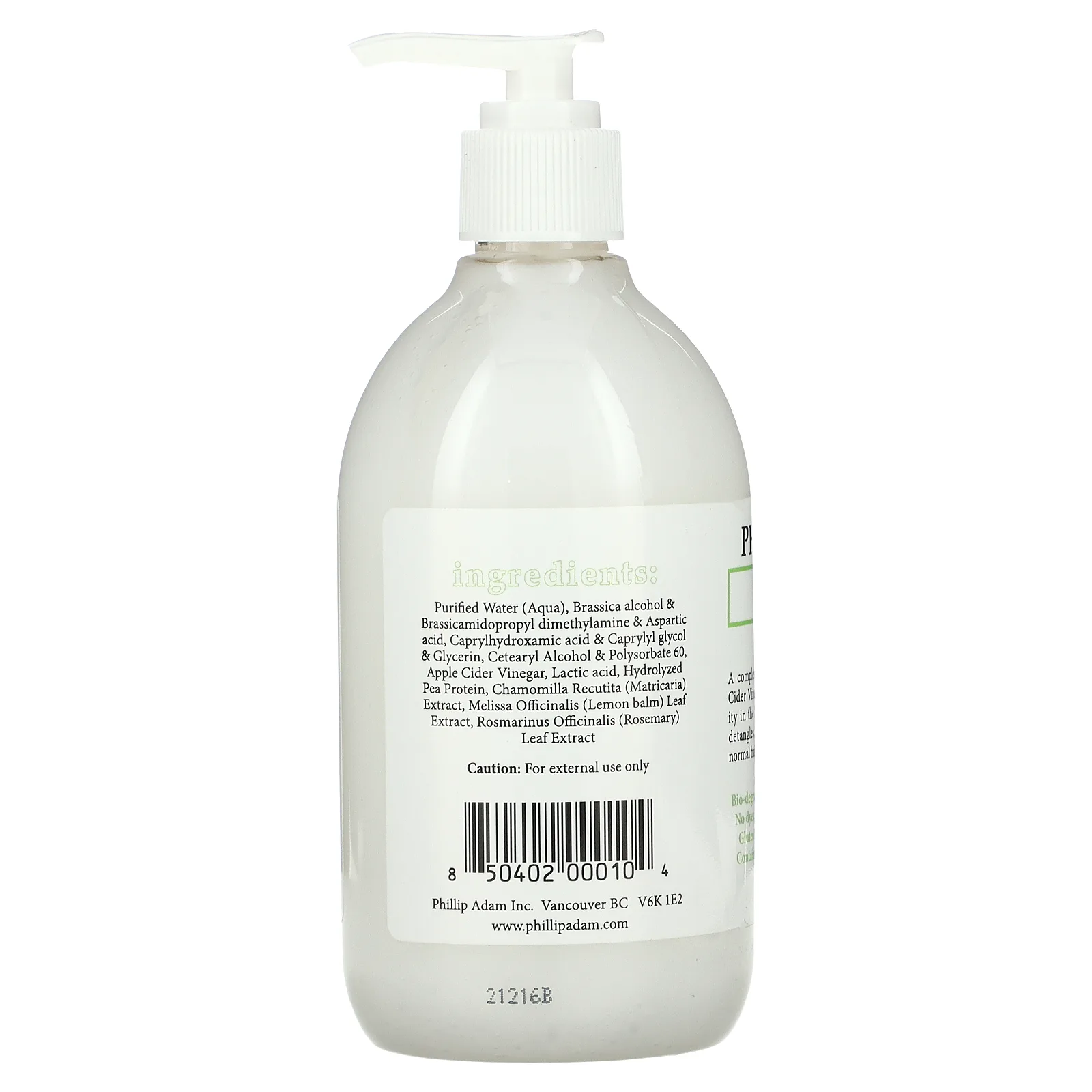 Phillip Adam, Кондиционер, без отдушек, 355 мл (12 жидк. Унций)