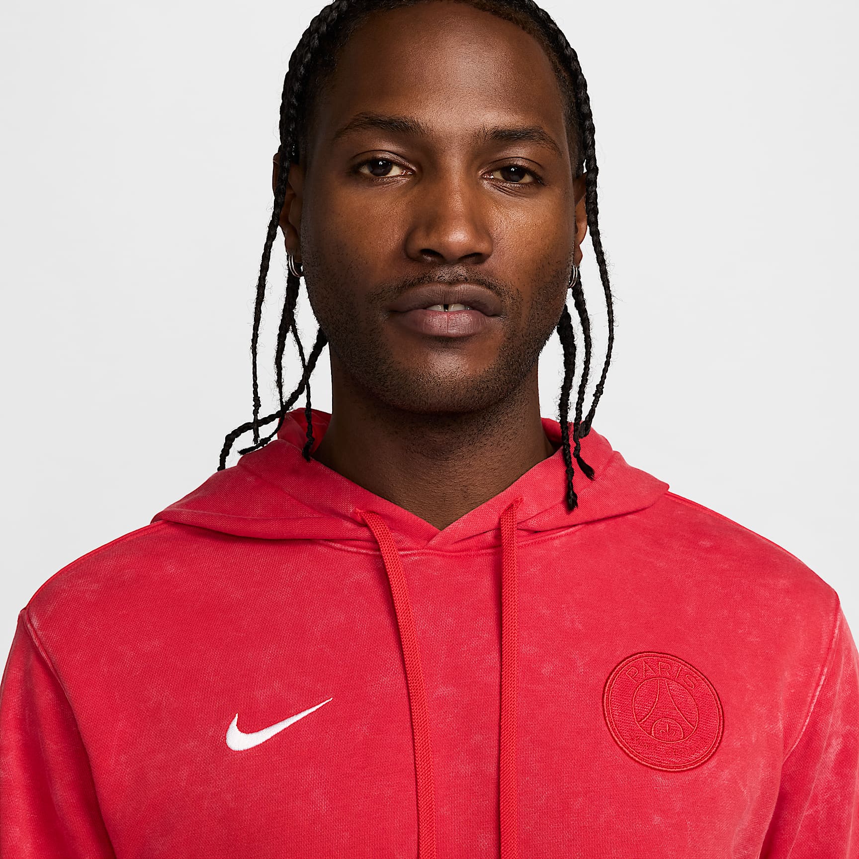 Paris Saint-Germain Club Men's Nike Soccer French Terry Pullover Hoodie