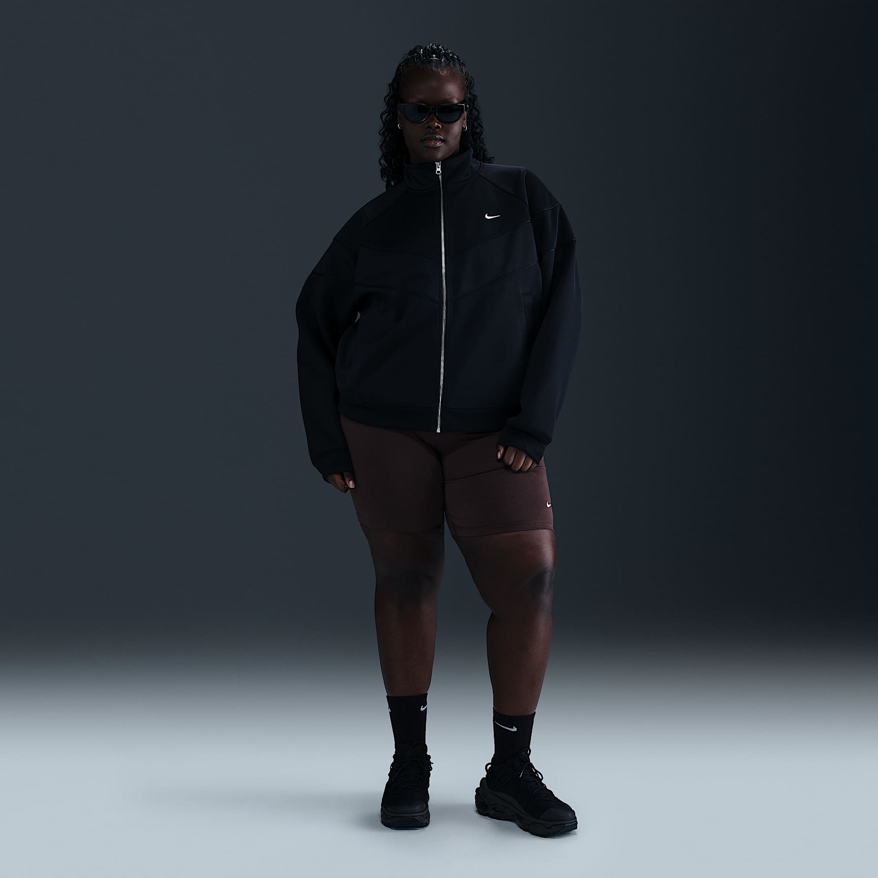 Nike Sportswear Windrunner Women's Knit Jacket (Plus Size)