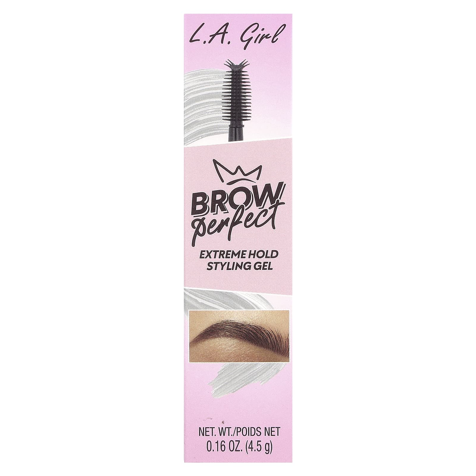 L.A. Girl, Brow Perfect, гель для укладки с экстремальной фиксацией, 4,5 г (0,16 унции)