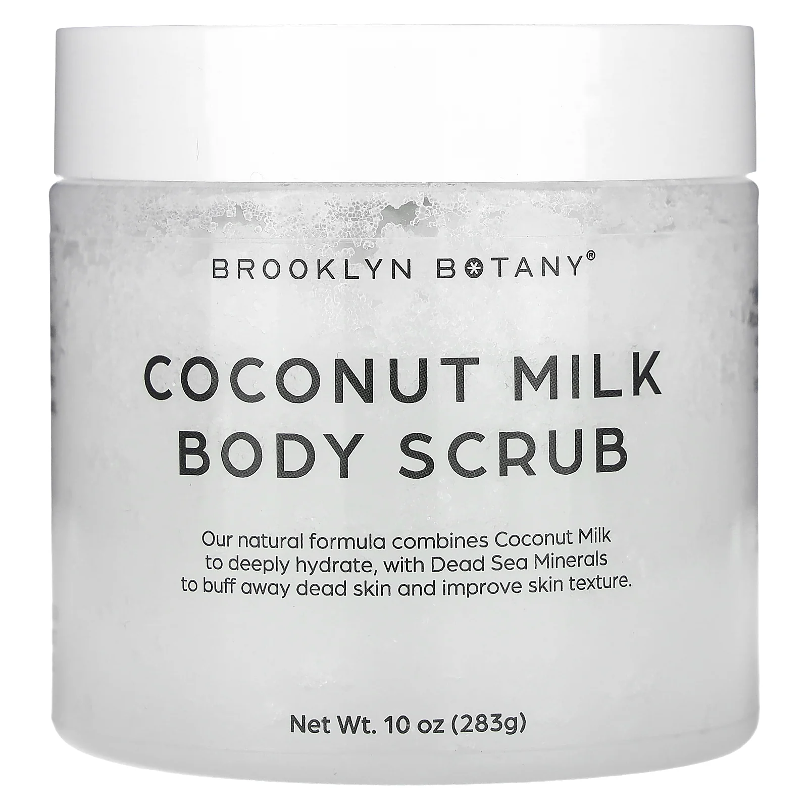 Brooklyn Botany, скраб для тела с кокосовым молоком, для всех типов кожи, 283 г (10 унций)