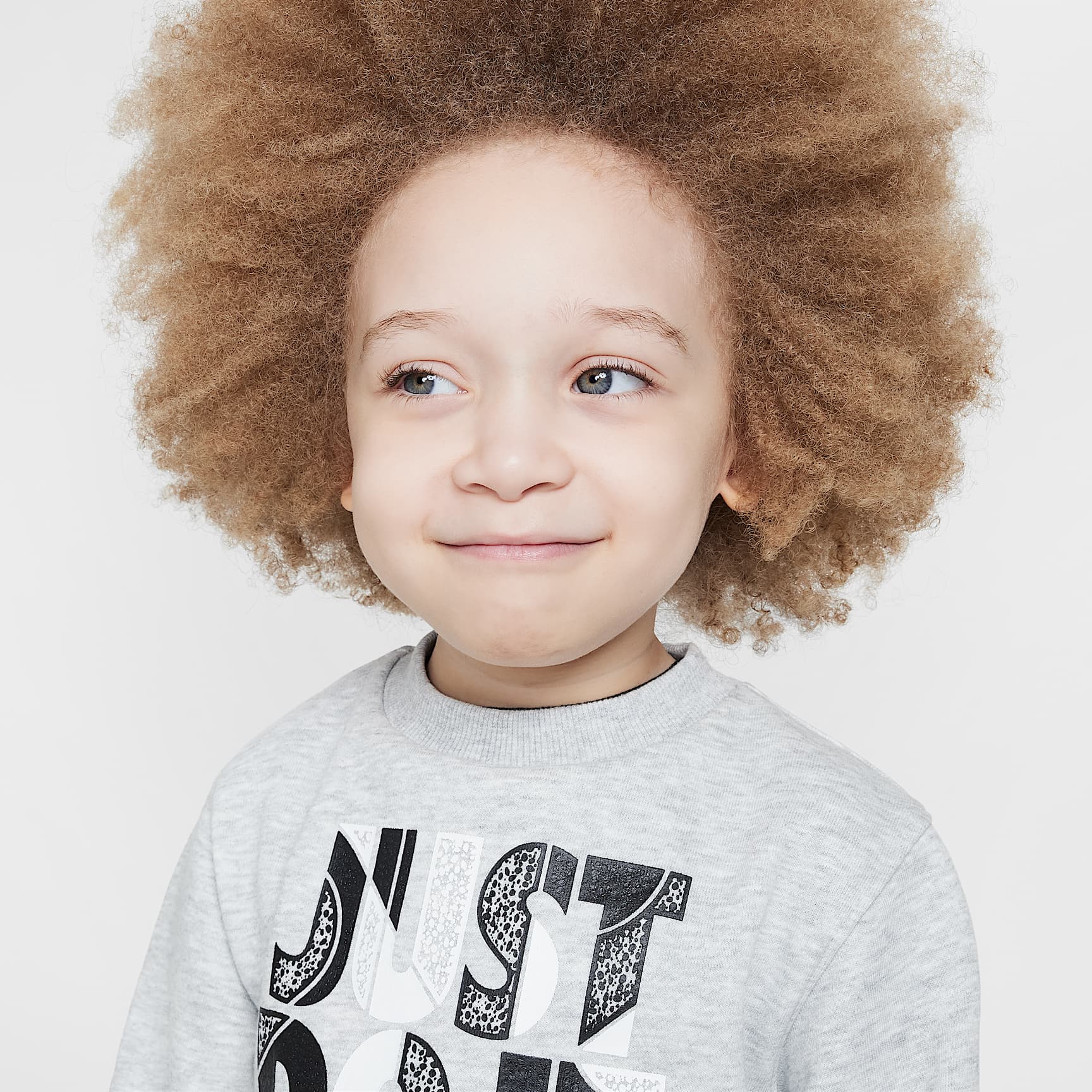 Nike Sportswear "Outside the Lines" Toddler French Terry Crew Top