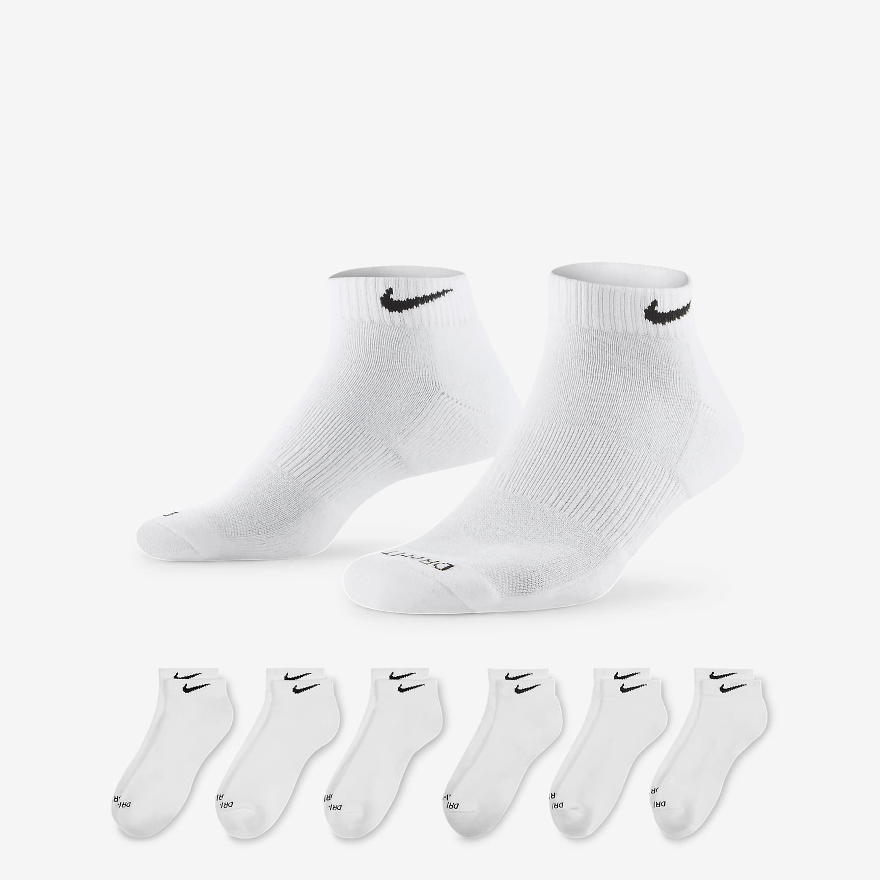 Nike Everyday Plus Cushioned Training Low Socks (6 Pairs)