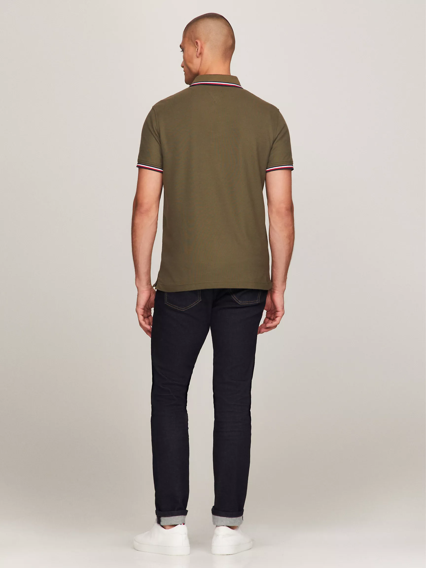 Мужское поло Tommy Hilfiger, Влагоотводящее поло Tommy стандартного кроя