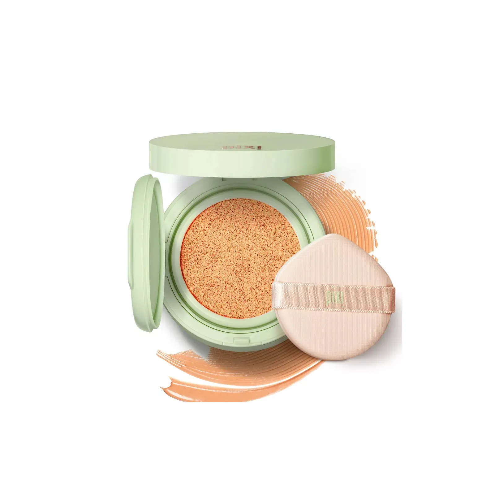 Pixi Beauty, Glow Tint Cushion, корректор для осветления цвета, 0116 персиковый, 12 г (0,4 унции)