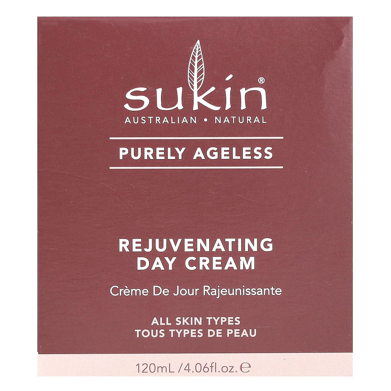 Sukin, Purely Ageless, омолаживающий дневной крем, 120 мл (4,06 жидк. унции)