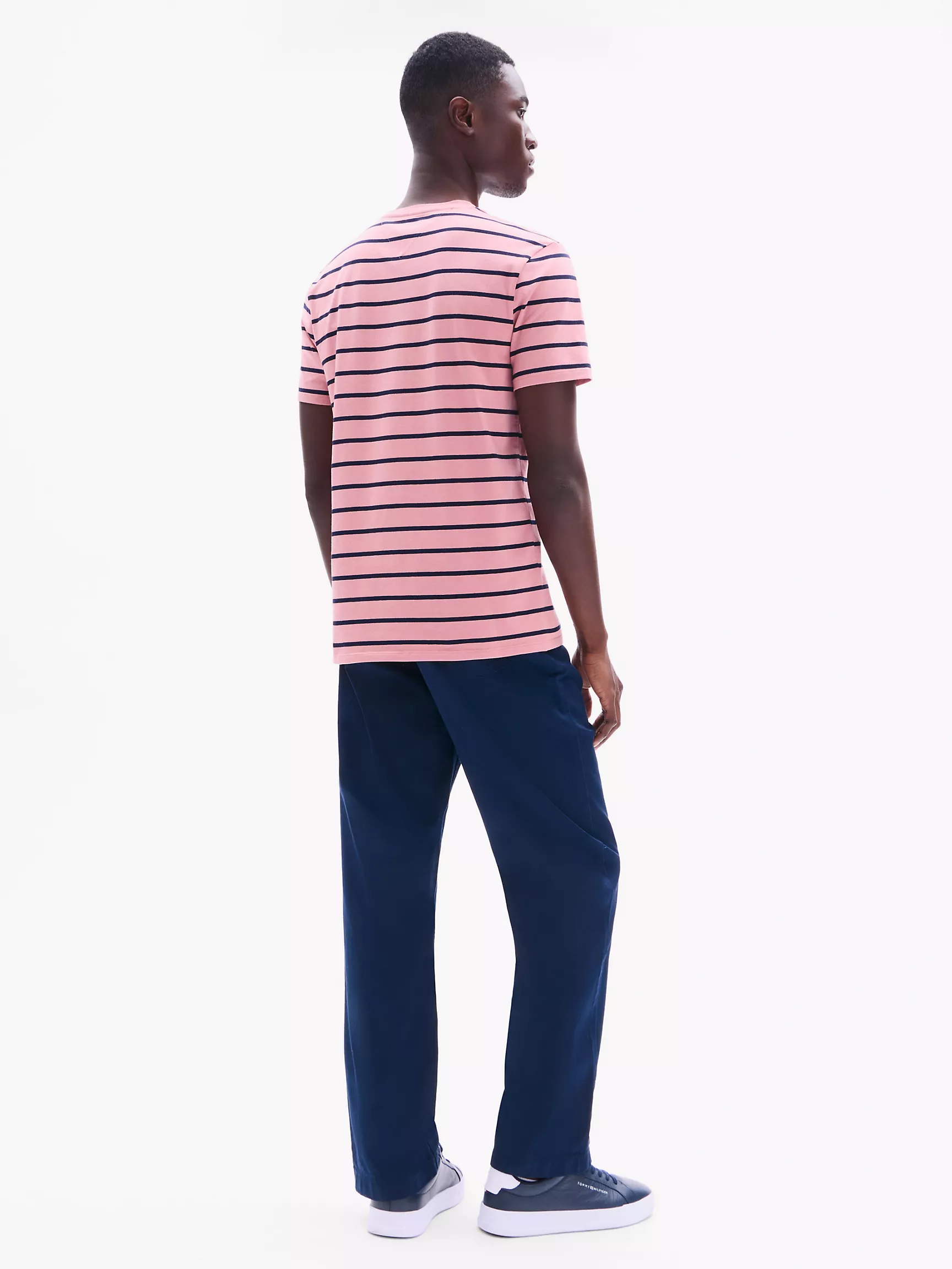 Мужская футболка Tommy Hilfiger, Эластичная футболка премиального качества сверхприталенного кроя