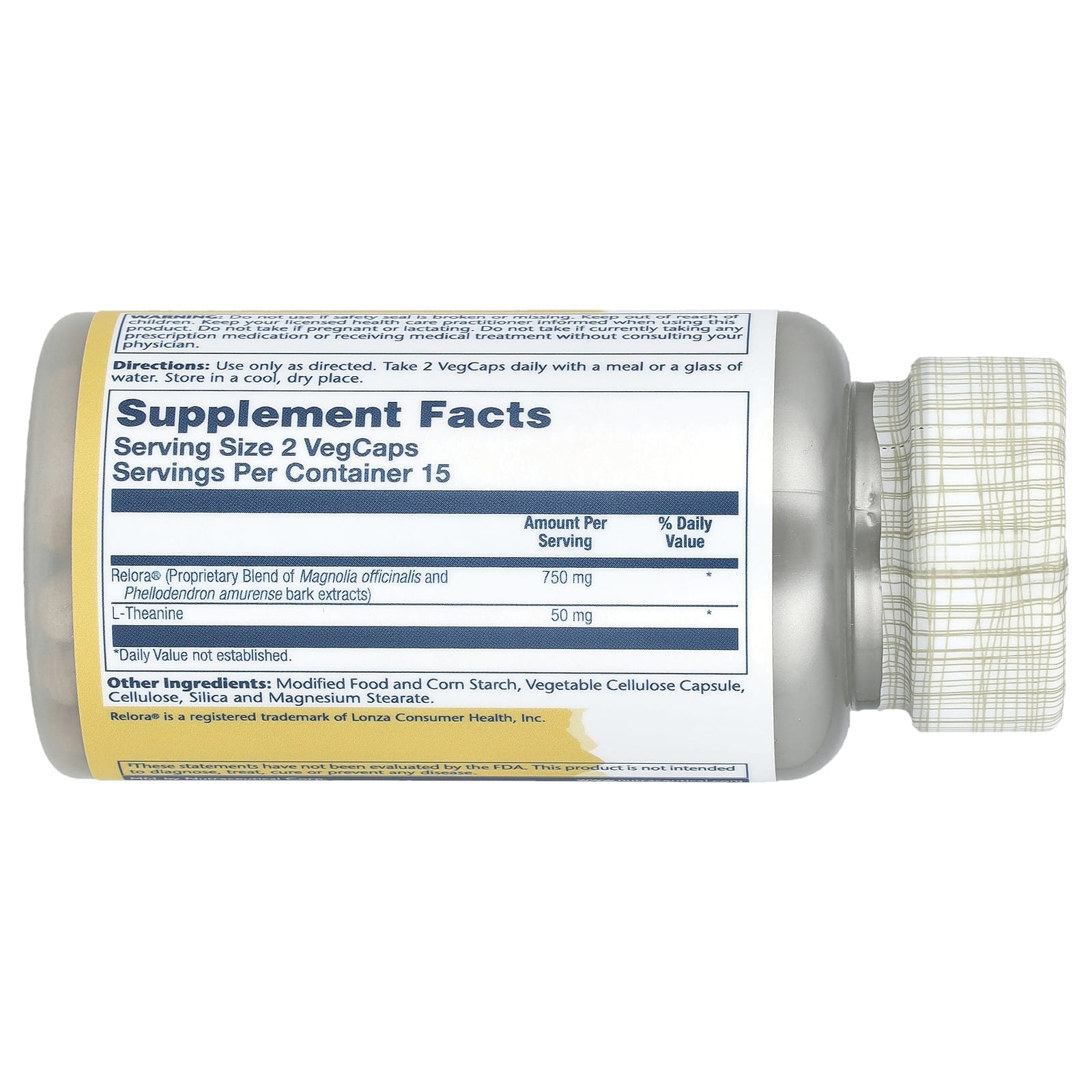 Solaray, Total Calm with Relora, 30 растительных капсул