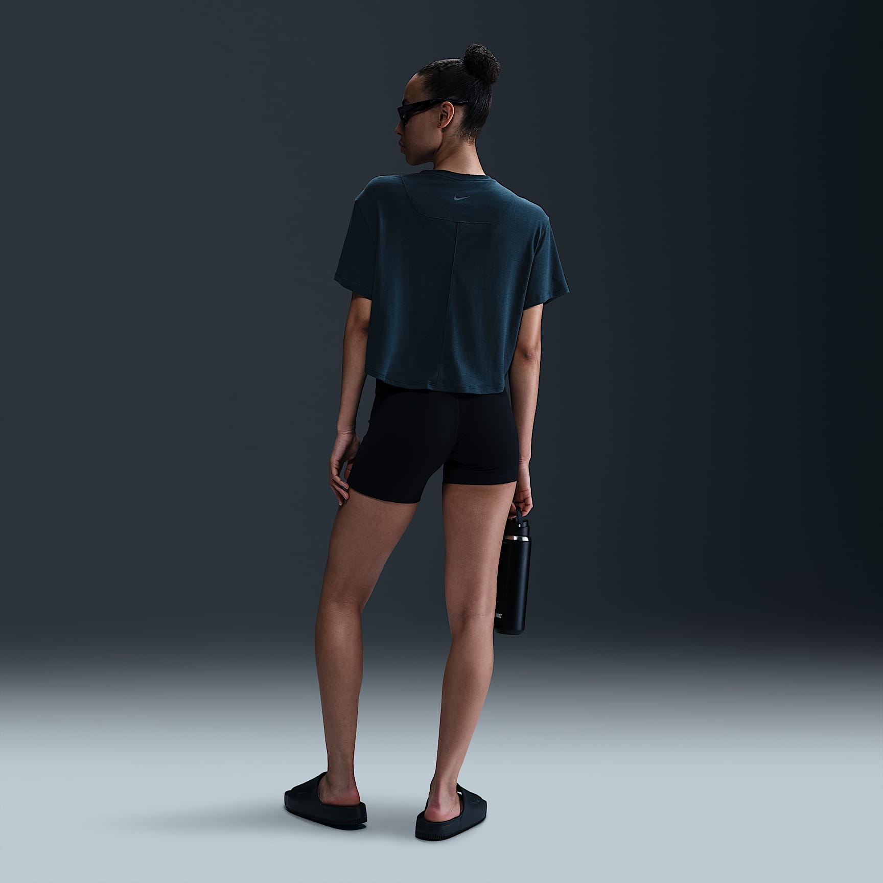 Nike One Relaxed Women's Dri-FIT Cropped Short-Sleeve Top
