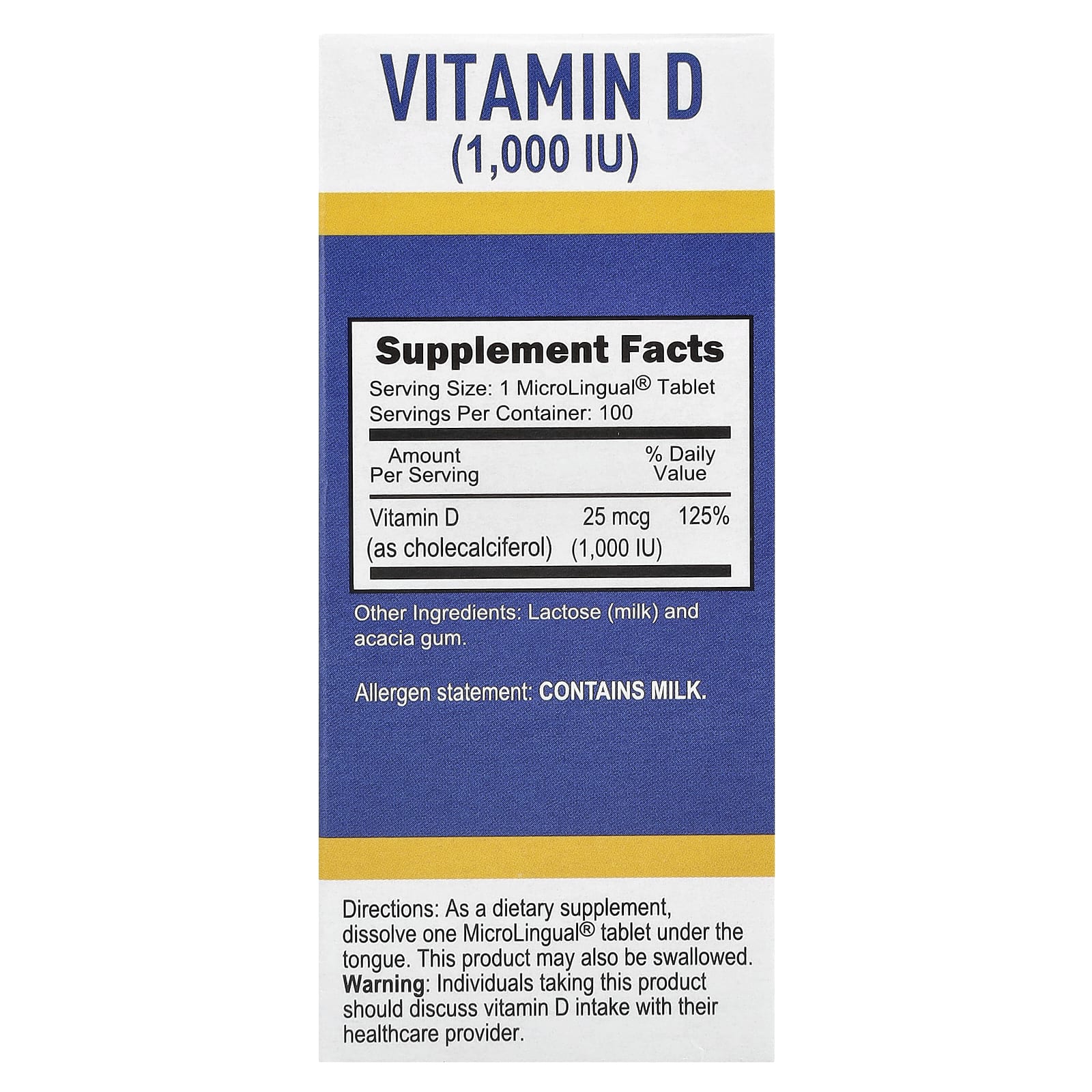 Superior Source, витамин D3 с повышенной силой действия, 25 мкг (1000 МЕ), 100 быстрорастворимых таблеток MicroLingual