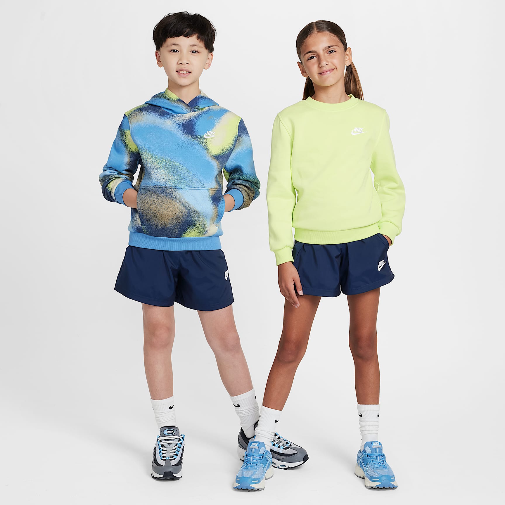 Nike Sportswear Club Big Kids' 4.5" Woven Shorts