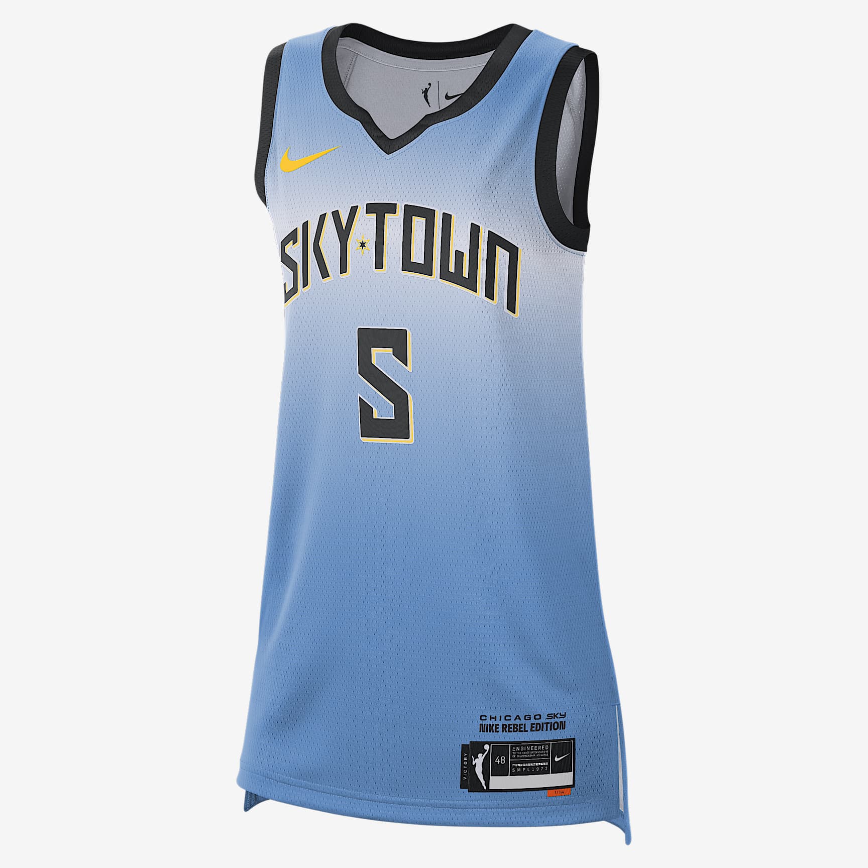 Angel Reese Chicago Sky 2024 Rebel Edition Nike Dri-FIT WNBA Victory Jersey