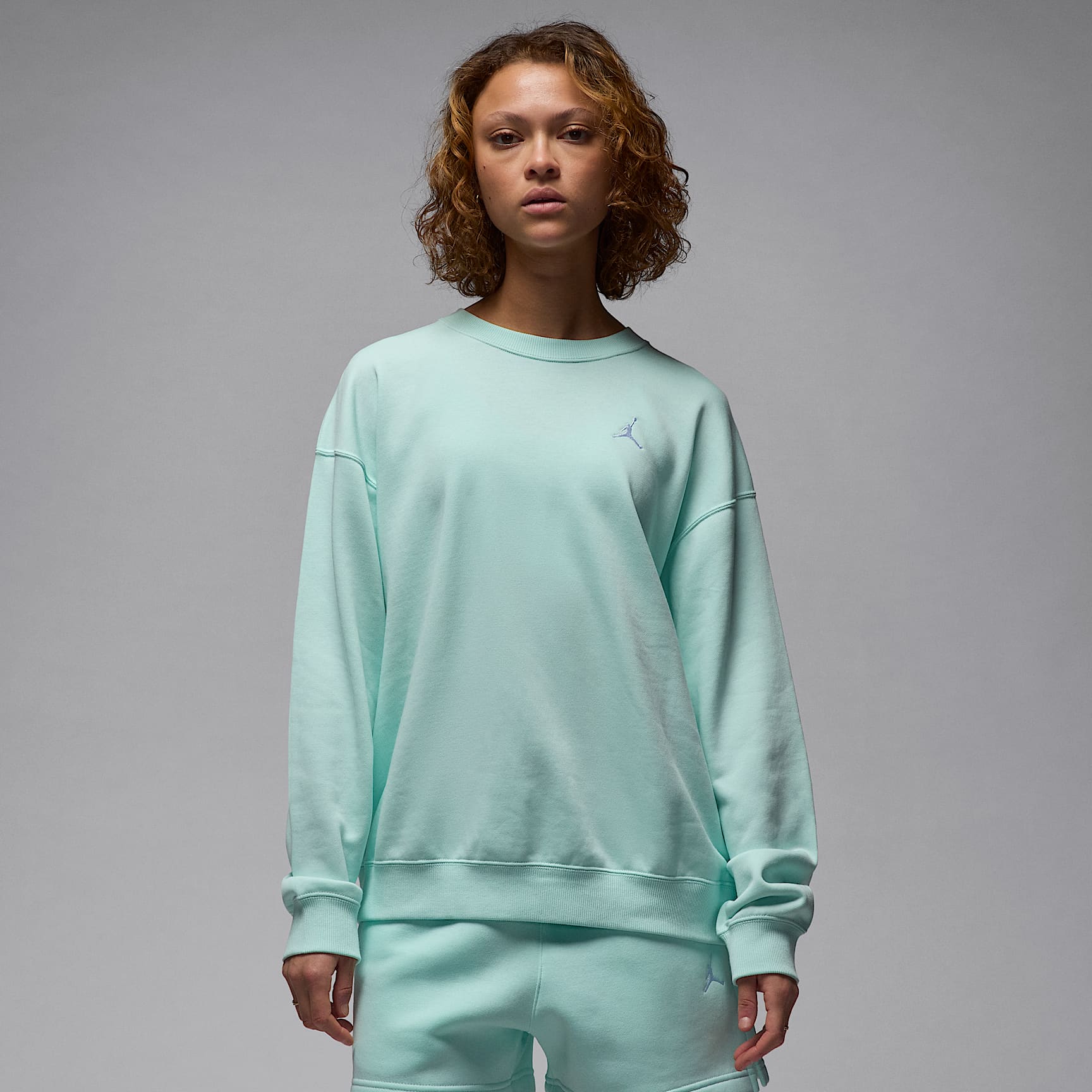 Jordan Brooklyn Fleece Women's French Terry Crew-Neck Sweatshirt