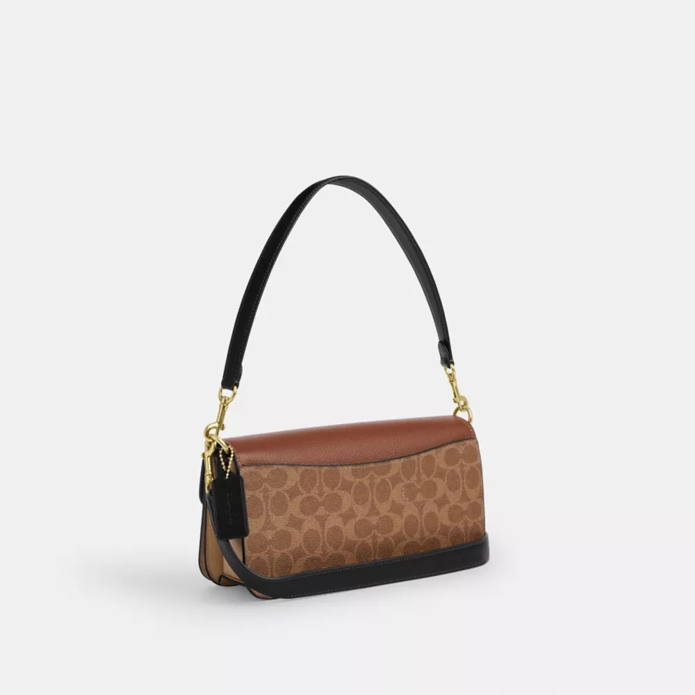 Сумка COACH Morgan Shoulder Bag In Colorblock Signature Canvas
