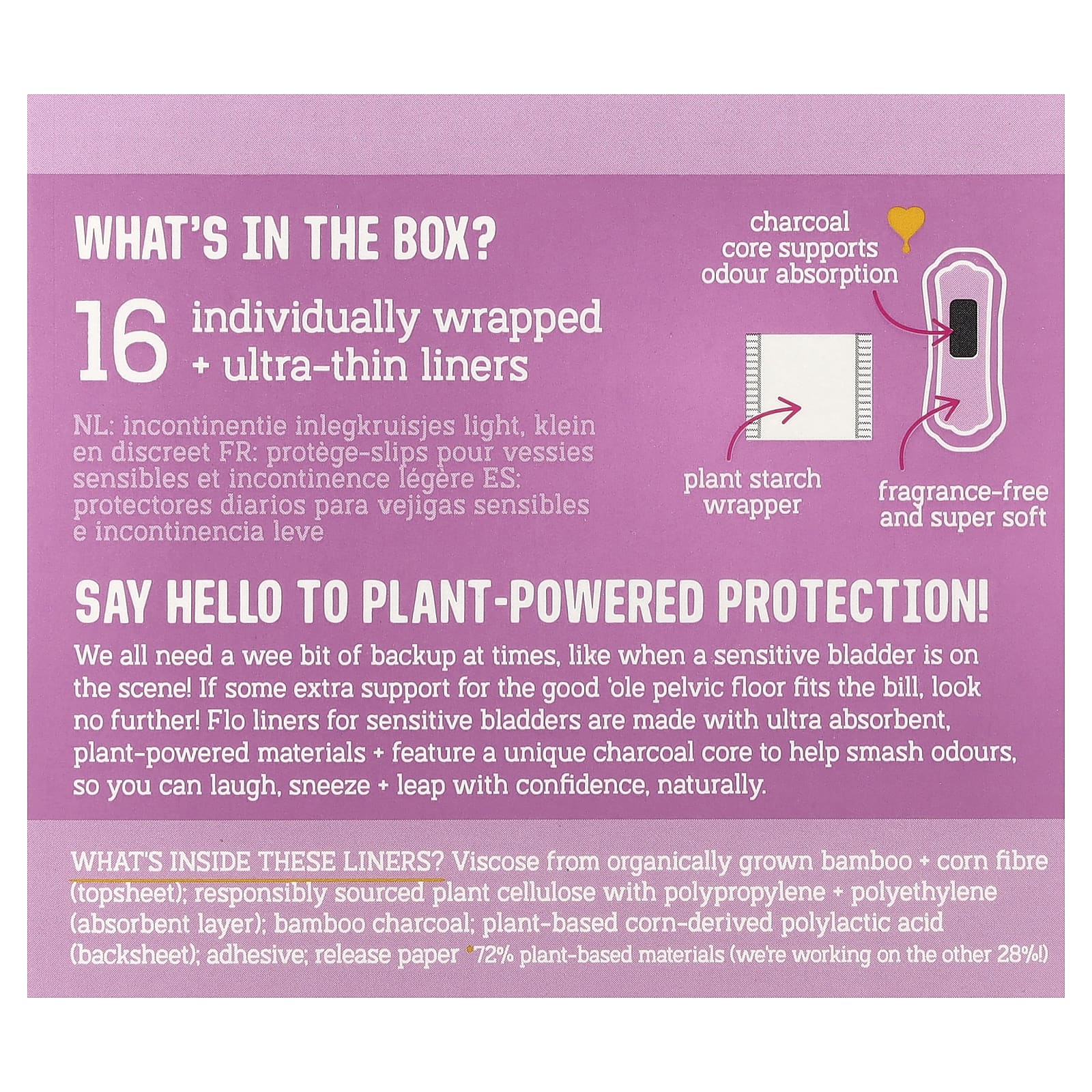 Here We Flo, прокладки, для чувствительной мочевого пузыря, ультратонкие, 16 шт.