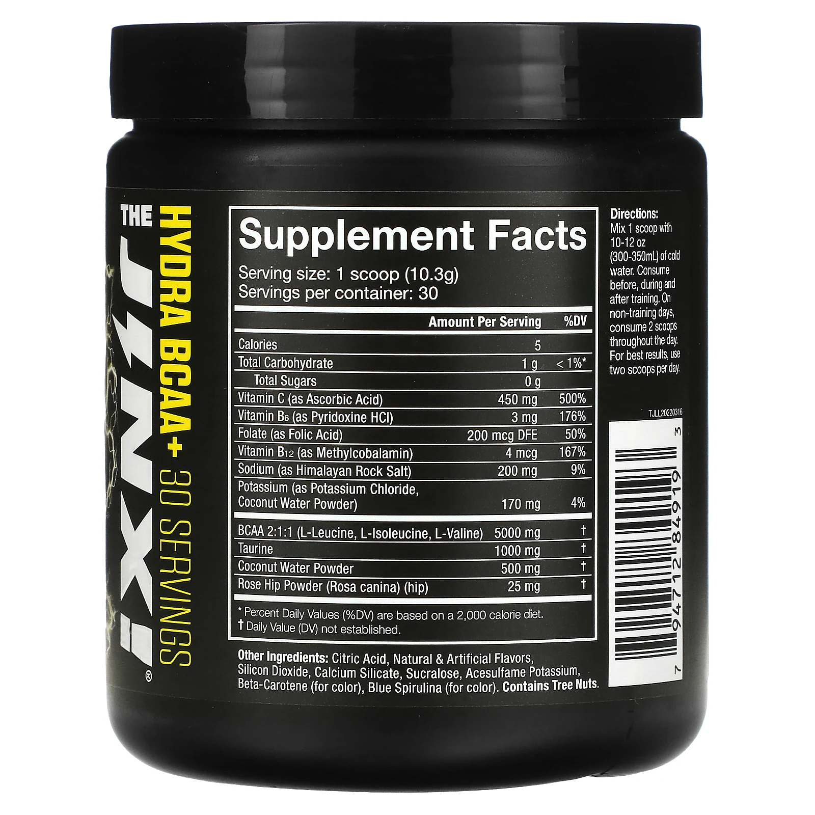 JNX Sports, The Jinx, Hydra BCAA+, лимон и лайм, 309 г (10,8 унции)