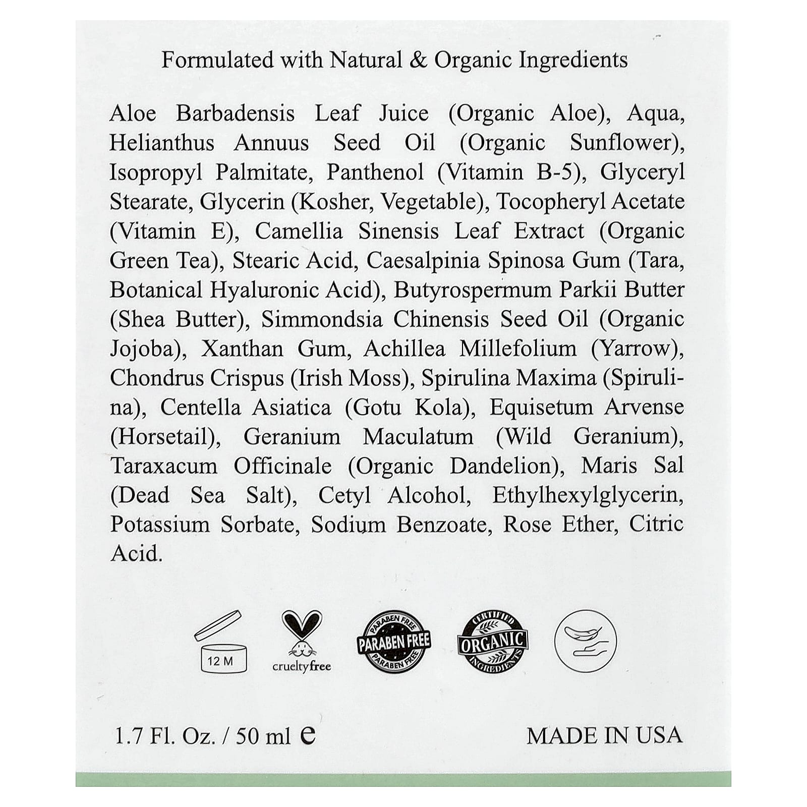 Kleem Organics, Улучшенное увлажняющее средство, 50 мл (1,7 жидк. Унции)