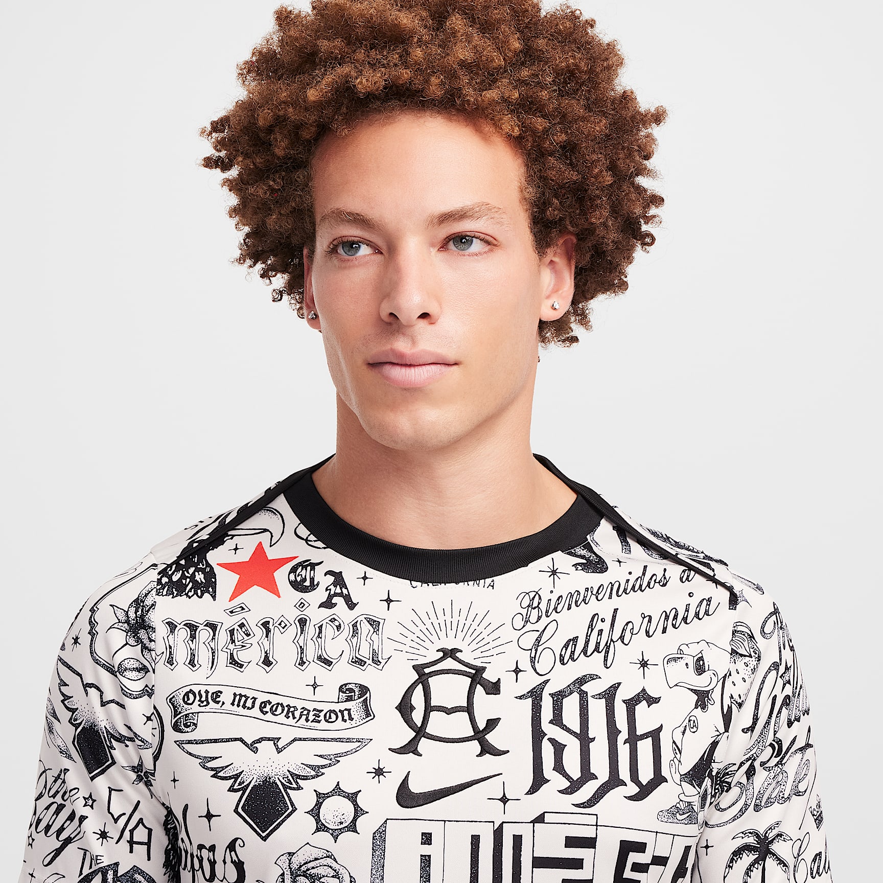 Club América Academy Pro SE Men's Nike Dri-FIT Soccer Pre-Match Short-Sleeve Top