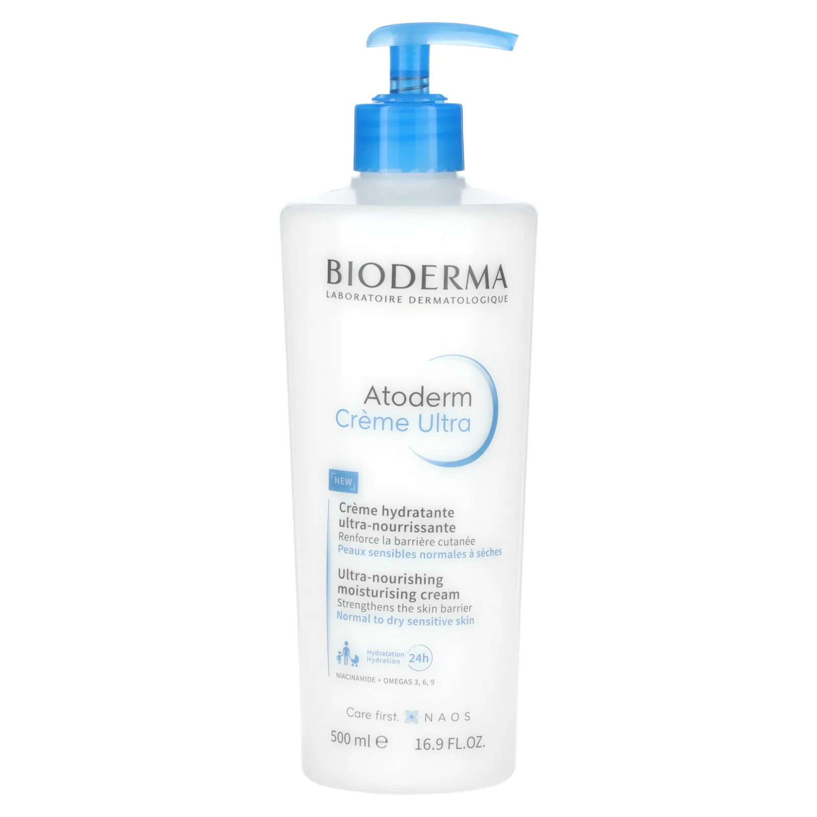 Bioderma, Atoderm Creme Ultra, без запаха, 500 мл (16,9 жидк. Унции)