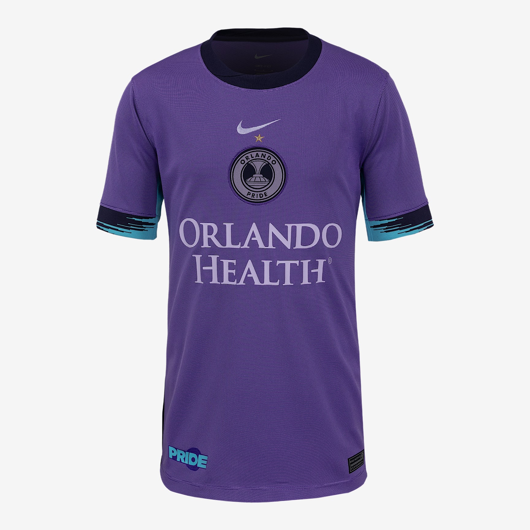 Orlando Pride 2025 Stadium Away Big Kids' Nike Dri-FIT NWSL Replica Jersey
