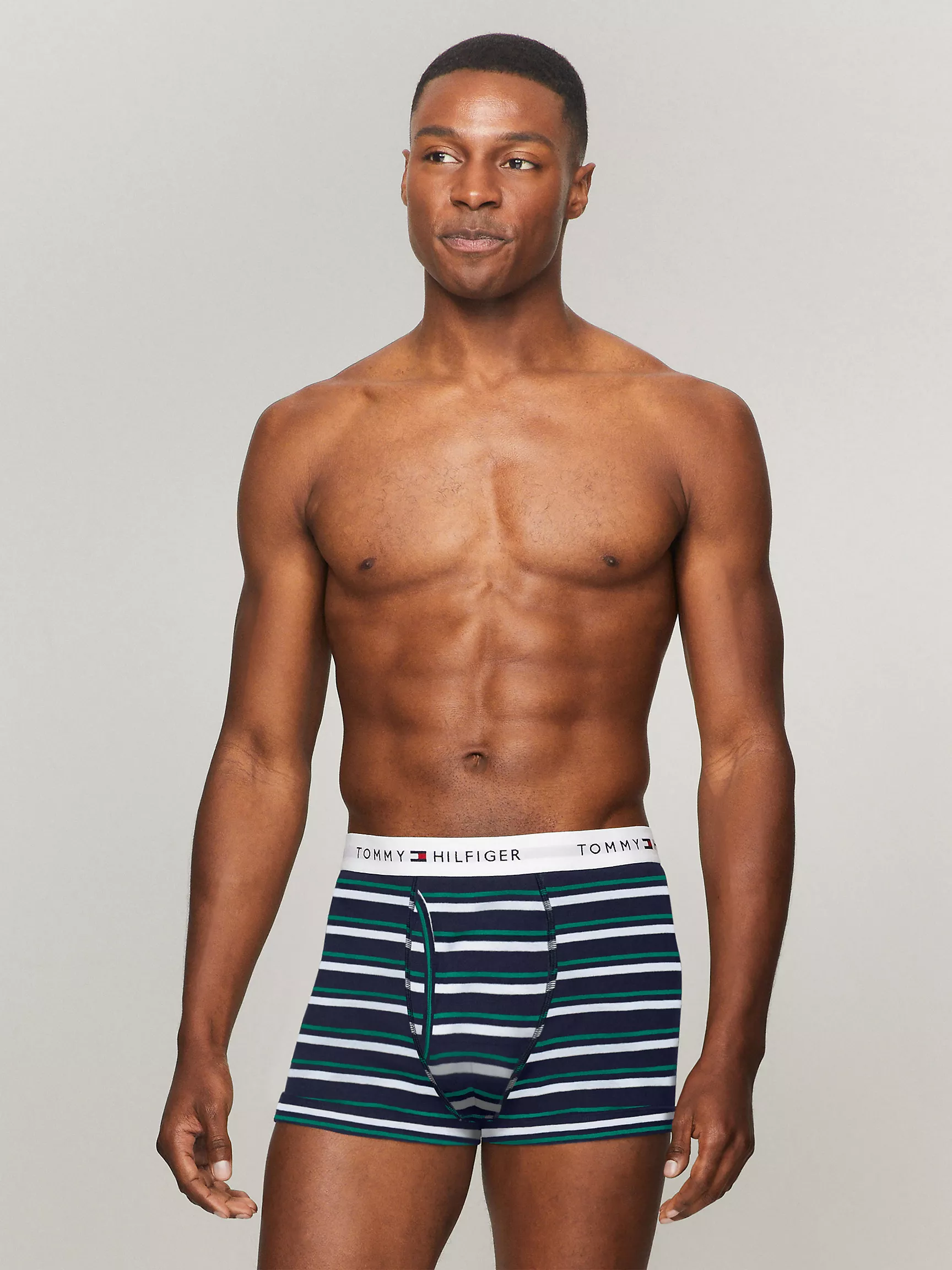 Мужское нижнее белье Tommy Hilfiger, Классические хлопковые трусы-боксёры (набор 3 шт.)