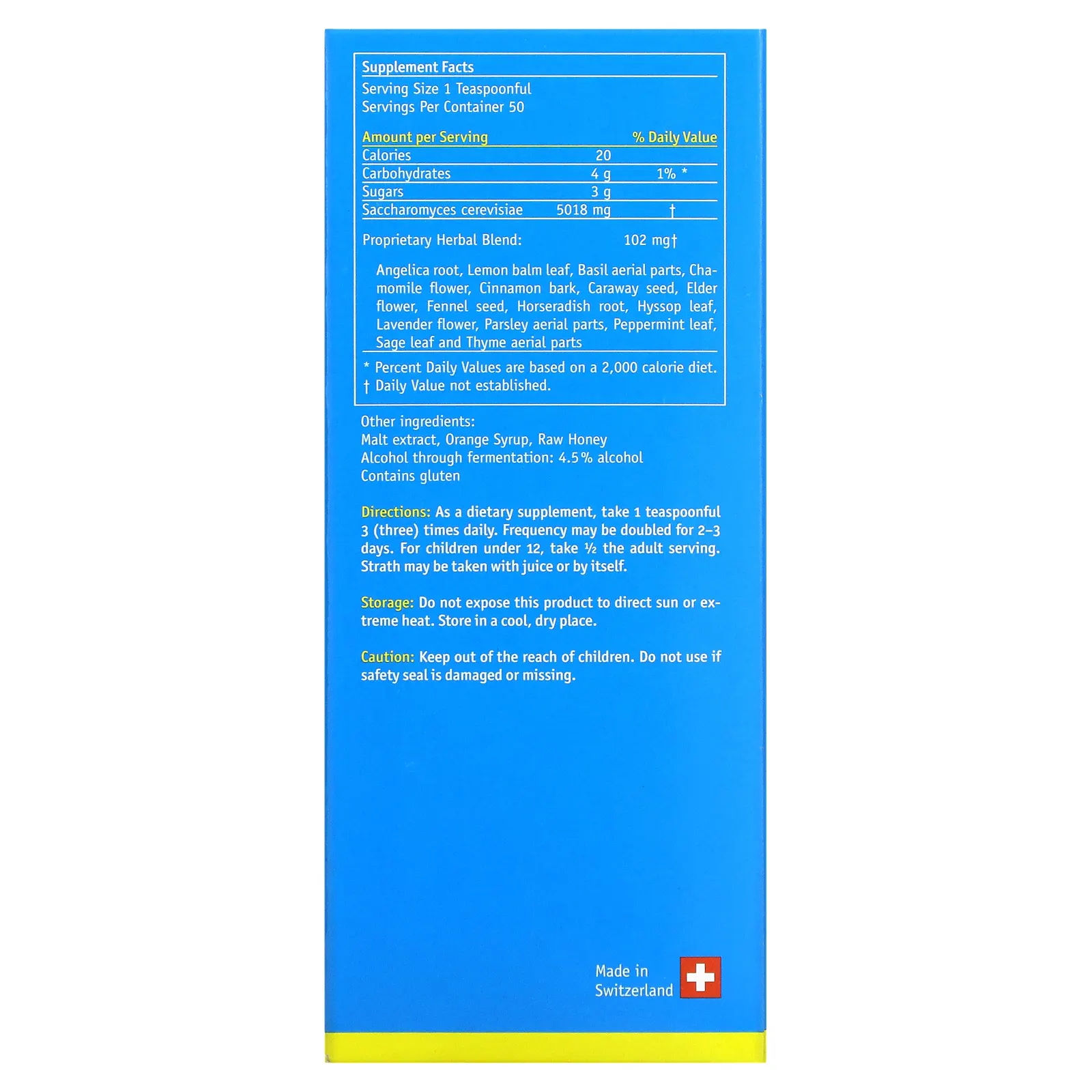 Strath от Bio-Strath, оригинальный суперпродукт, 250 мл (8,4 унции)