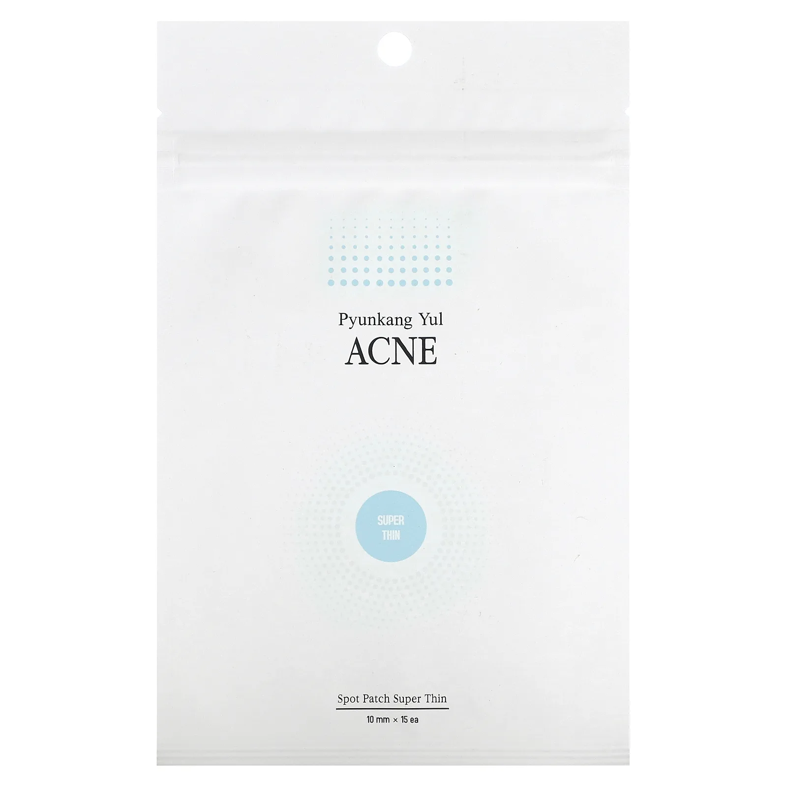 Pyunkang Yul, Супертонкие, против акне, точечные патчи, 15 шт., 10 мм каждое
