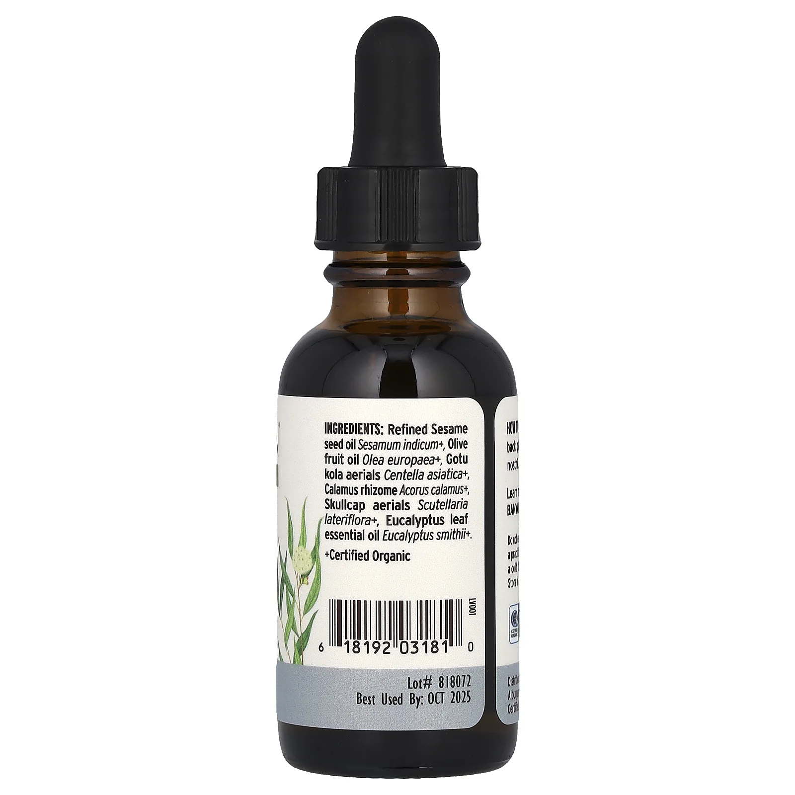 Banyan Botanicals, Ayurvedic Oils, масло наси, 30 мл (1 жидк. Унция)