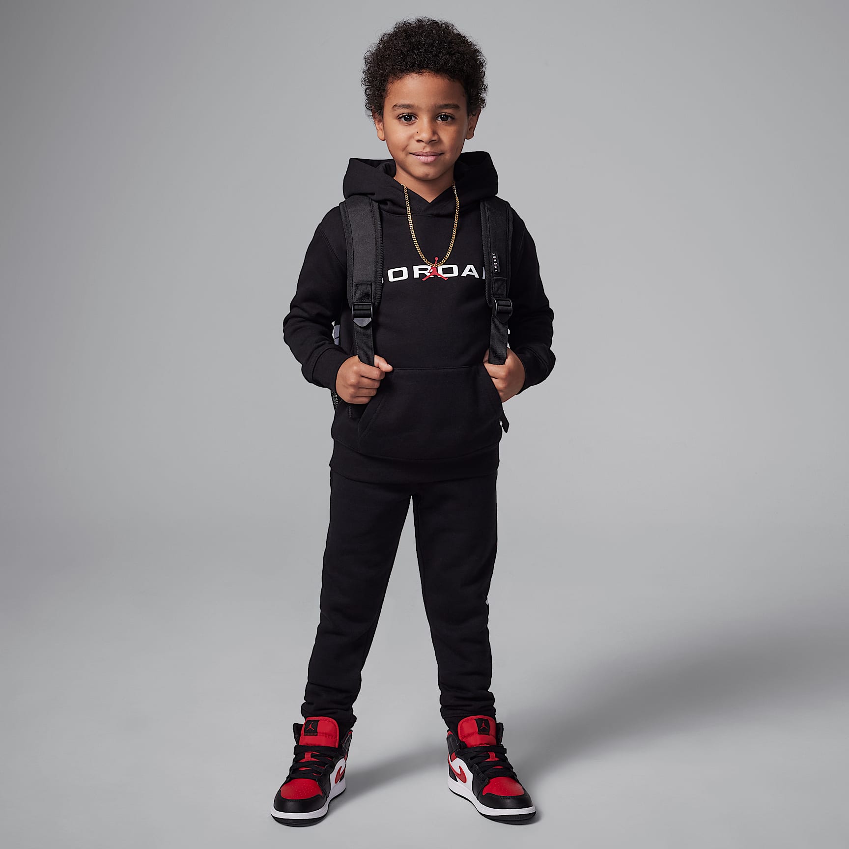 Jordan Little Kids' Baseline Pullover Hoodie