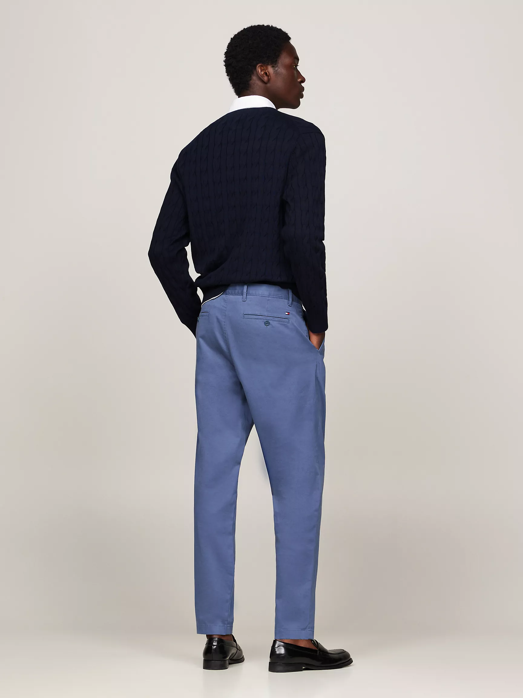 Мужские брюки Tommy Hilfiger, Свободные зауженные брюки чинос