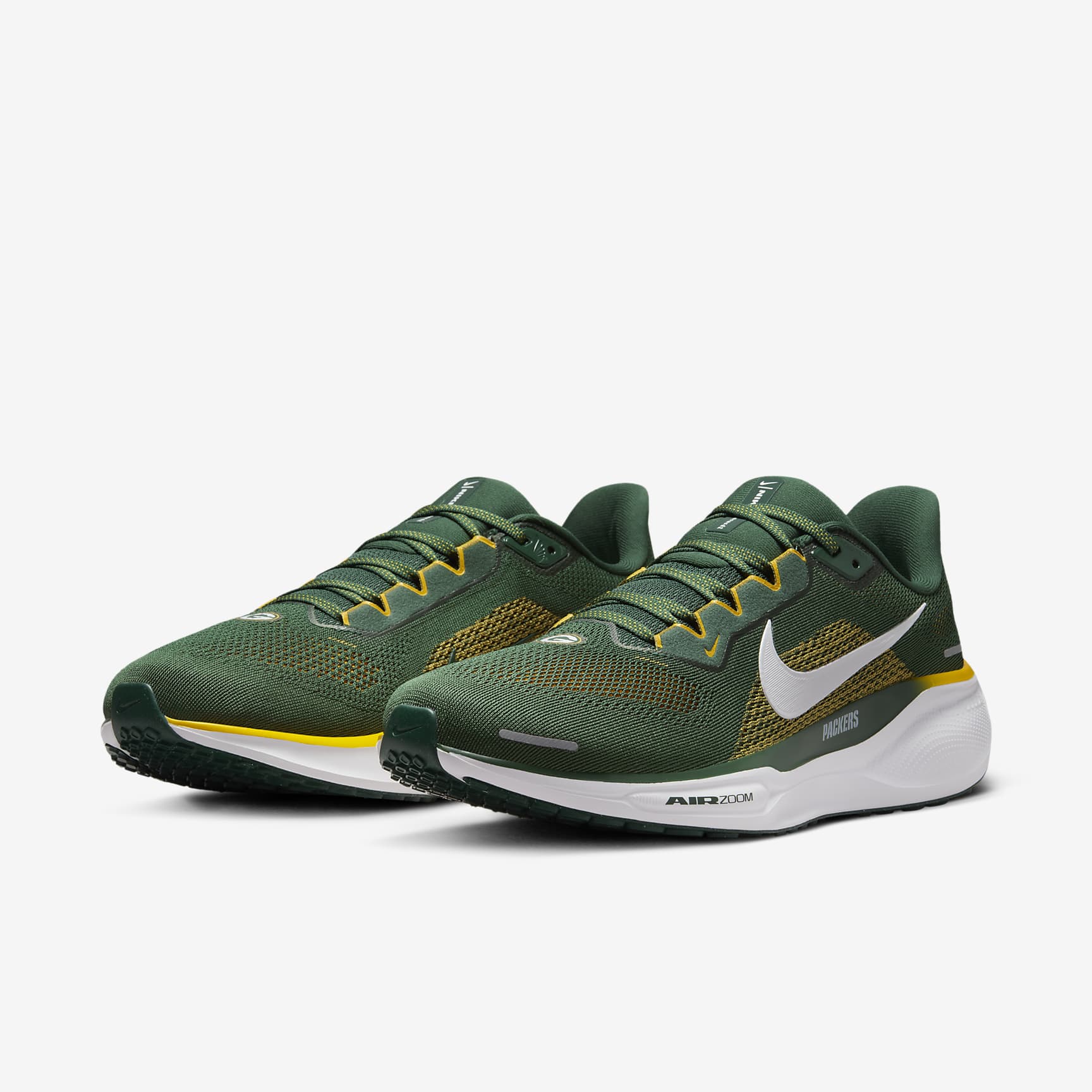 Nike Pegasus 41 NFL Green Bay Packers Men's Road Running Shoes