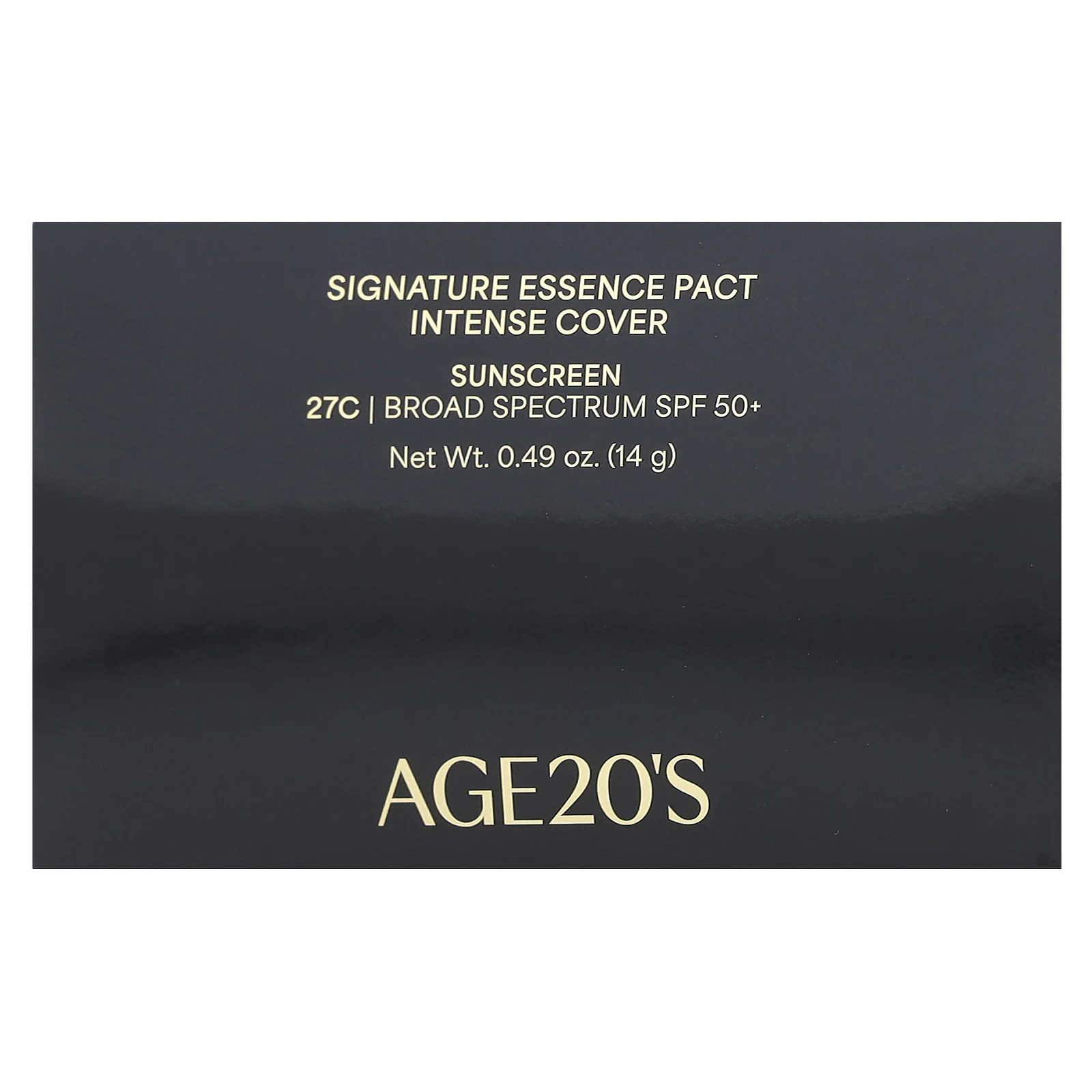 AGE20'S, Signature Essence Pact, Intense Cover, SPF 50+, 27C, 14 г (0,49 унции)