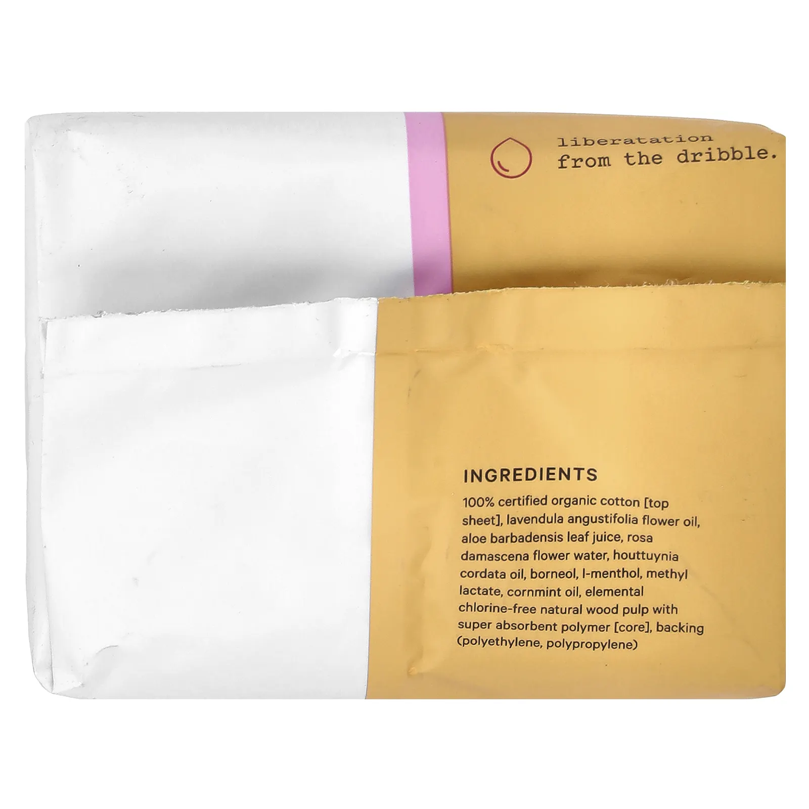 The Honey Pot Company, Ватные диски с крыльями на травах, органическое недержание в дневное время, 16 шт.