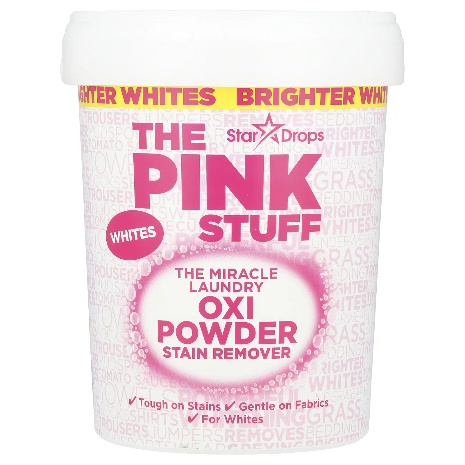 The Pink Stuff, The Miracle Laundry Oxi, порошок для выведения пятен для белого белья, 1 кг (2,2 фунта)