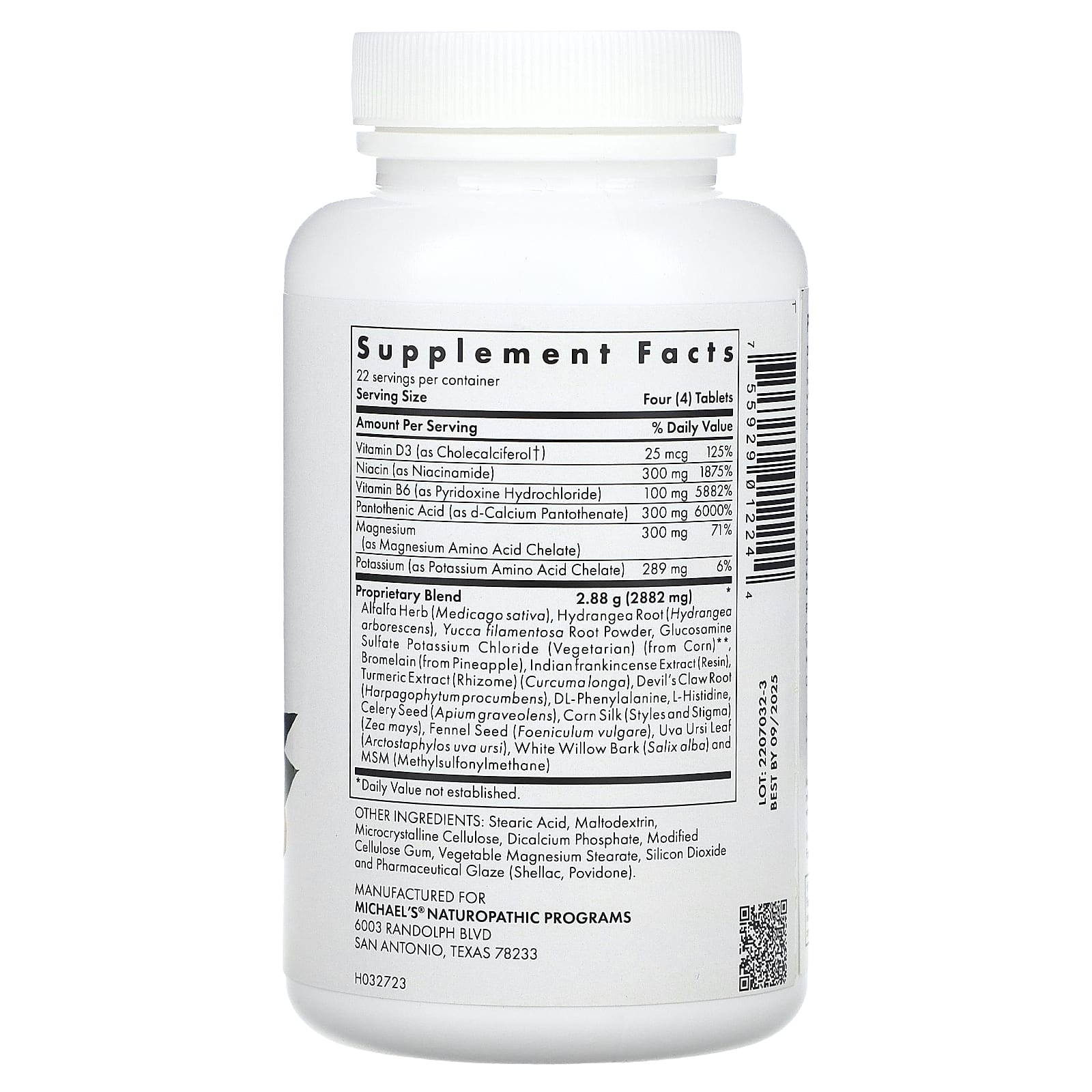 Michael's Naturopathic, Joint Mobility Factors, 90 вегетарианских таблеток