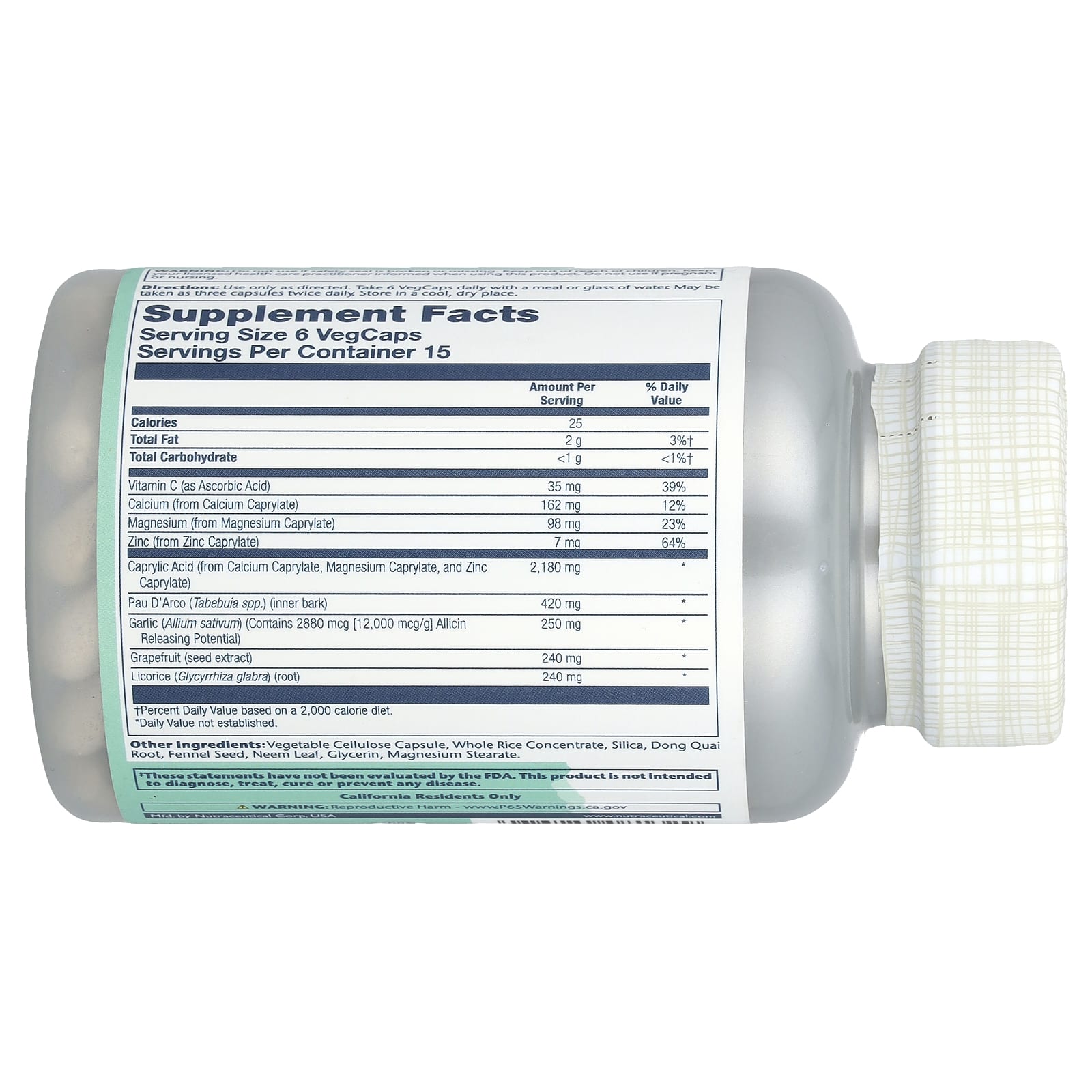 Solaray, Yeast-Cleanse, 90 растительных капсул