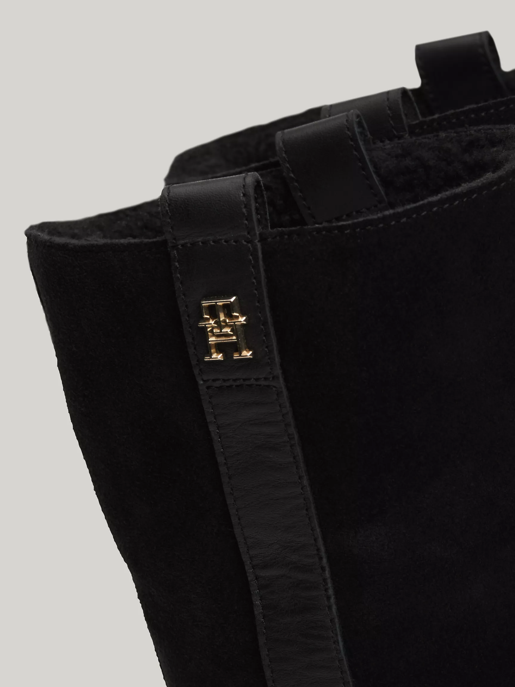 Женские ботинки Tommy Hilfiger, Подкладные замшевые ботинки с отворотом