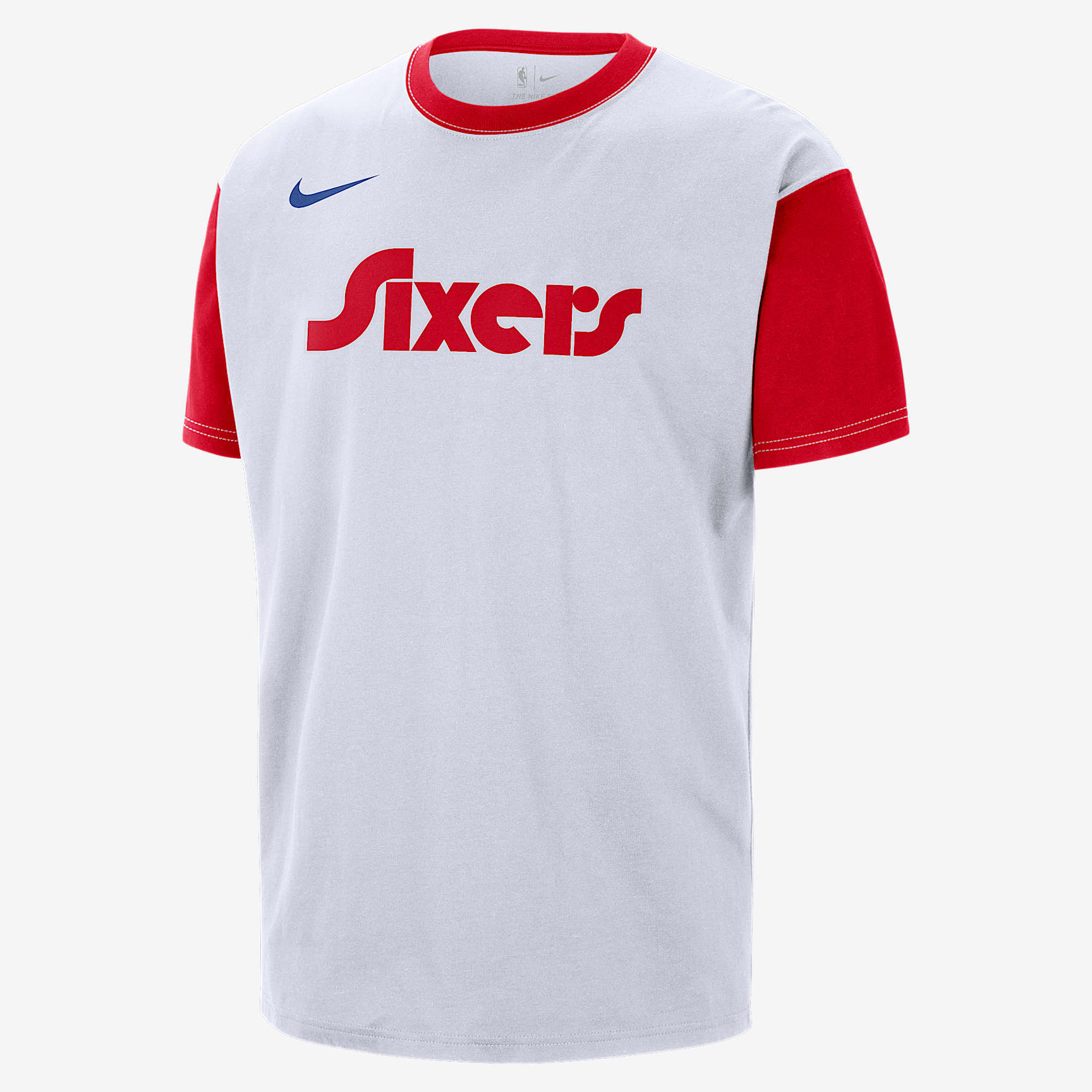 Philadelphia 76ers Courtside City Edition Men's Nike NBA T-Shirt