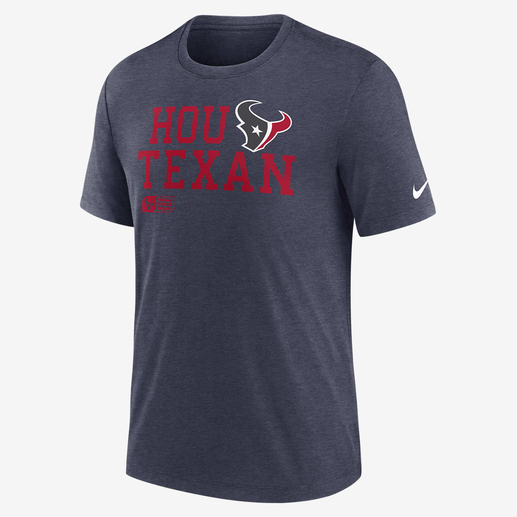 Houston Texans Overlap Lockup Men's Nike NFL T-Shirt