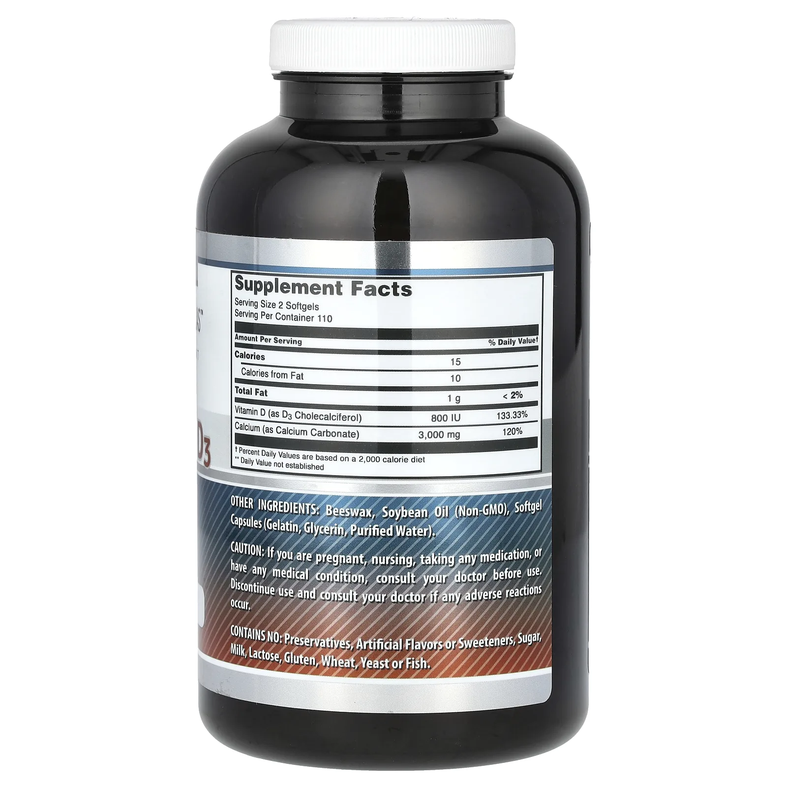 Amazing Nutrition, Amazing Formulas, кальций с витамином D3, 220 капсул